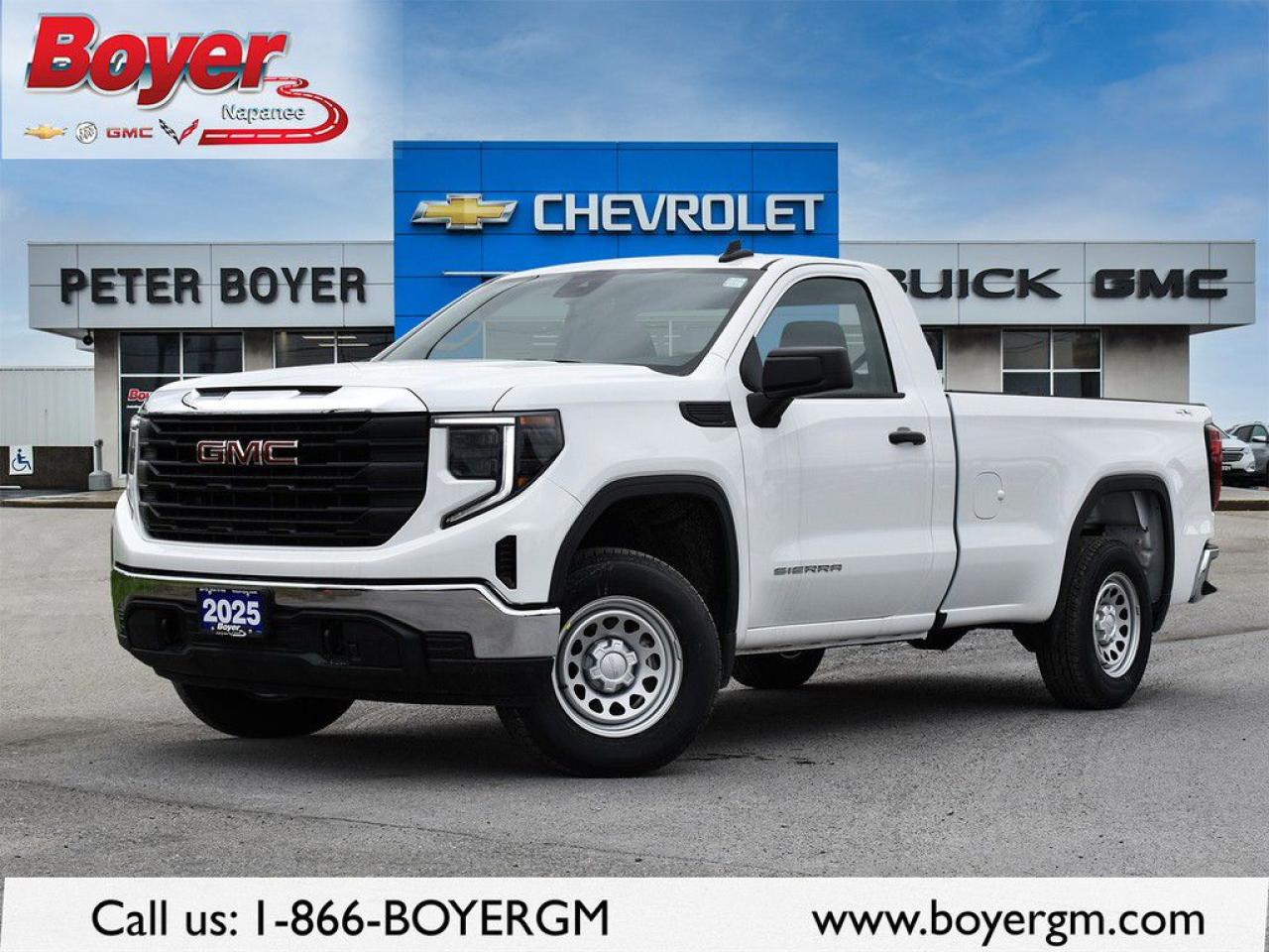 New 2025 GMC Sierra 1500 Regular Cab Long Box 4-Wheel Drive Pro for sale in Napanee, ON