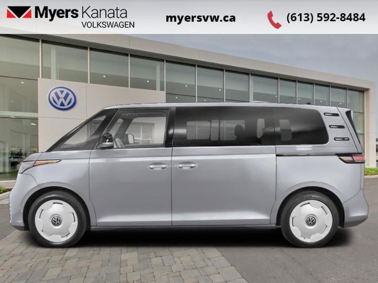 <br> <br>  Thanks for looking. <br> <br><br> <br> This metro silver van  has an automatic transmission.<br> <br> Our ID. Buzzs trim level is 1st Edition 4MOTION. <br><br> <br>To apply right now for financing use this link : <a href=https://www.myersvw.ca/en/form/new/financing-request-step-1/44 target=_blank>https://www.myersvw.ca/en/form/new/financing-request-step-1/44</a><br><br> <br/>   0% financing for 24 months. 6.49% financing for 84 months. <br> Buy this vehicle now for the lowest bi-weekly payment of <b>$691.20</b> with $0 down for 84 months @ 6.49% APR O.A.C. ( taxes included, $1071 (OMVIC fee, Air and Tire Tax, Wheel Locks, Admin fee, Security and Etching) is included in the purchase price.    ).  Incentives expire 2025-03-31.  See dealer for details. <br> <br> <br>LEASING:<br><br>Estimated Lease Payment: $603 bi-weekly <br>Payment based on 7.49% lease financing for 60 months with $0 down payment on approved credit. Total obligation $78,513. Mileage allowance of 16,000 KM/year. Offer expires 2025-03-31.<br><br><br>Call one of our experienced Sales Representatives today and book your very own test drive! Why buy from us? Move with the Myers Automotive Group since 1942! We take all trade-ins - Appraisers on site!<br> Come by and check out our fleet of 40+ used cars and trucks and 100+ new cars and trucks for sale in Kanata.  o~o