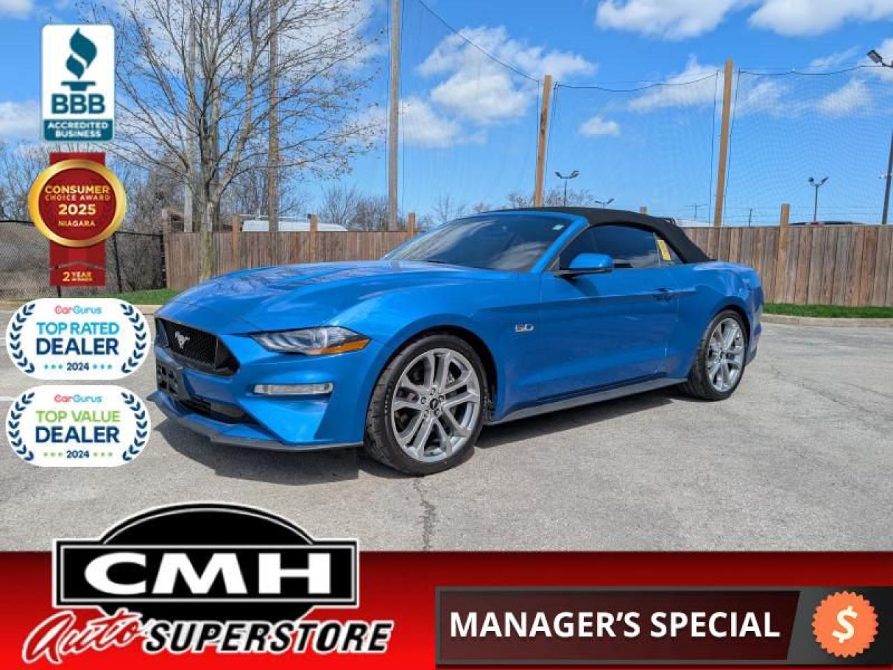 2020 Ford Mustang GT Premium Fastback  **LOW KMS - 1 OWNER**