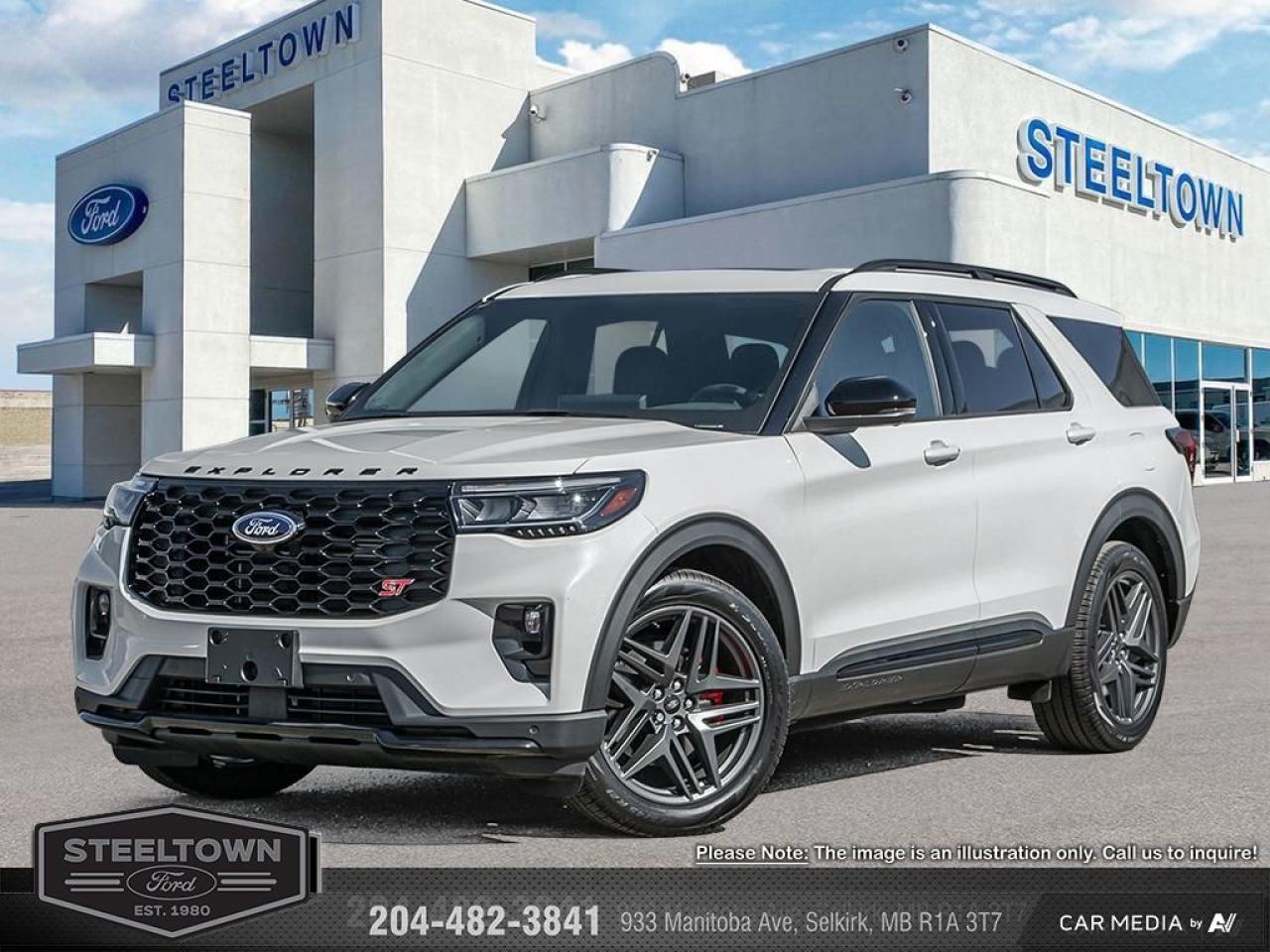 New 2025 Ford Explorer ST  -  Sunroof -  Cooled Seats for sale in Selkirk, MB
