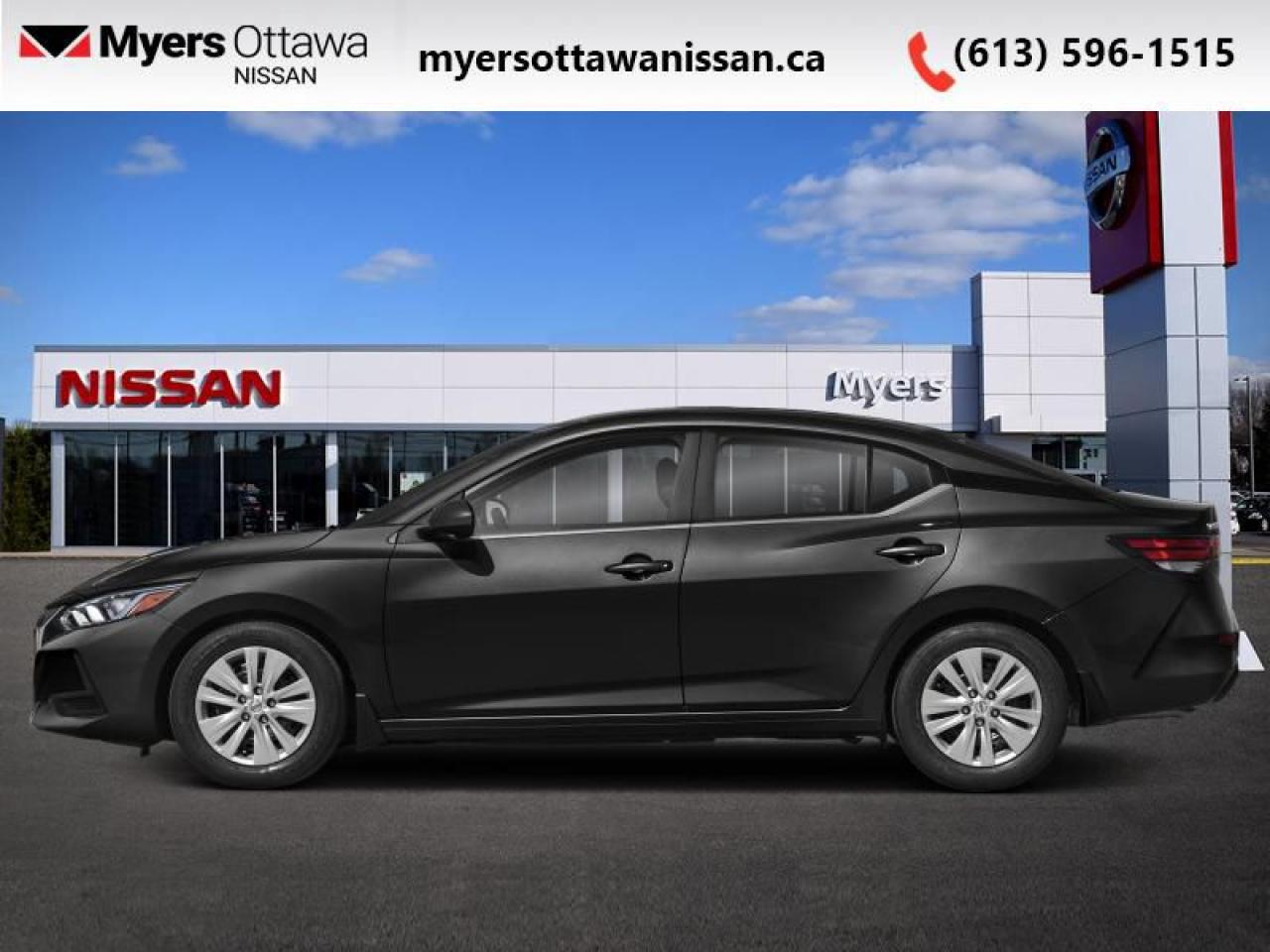 <b>Low Mileage, Apple CarPlay,  Android Auto,  Heated Seats,  Remote Keyless Entry,  Forward Collision Warning!</b><br> <br>  Compare at $25230 - Our Price is just $24495! <br> <br>   The athletic proportions of this 2022 Sentra are as exciting as its impressive performance. This  2022 Nissan Sentra is fresh on our lot in Ottawa. <br> <br>More excitement for the same fuel efficiency was achieved through intelligent design in this 2022 Sentra. Offering an interior you expect from the luxury vehicle, this compact car is packed with power and excitement from the beautiful lights to the stunning spoiler. All the impressive looks blend seamlessly with the upscale interior, making this Sentra an instant classic.This low mileage  sedan has just 1,593 kms. Its  black in colour  and is completely accident free based on the <a href=https://vhr.carfax.ca/?id=kyGU3r1BcdLnqUeKllU1YO44nK1Y7pr2 target=_blank>CARFAX Report</a> . It has an automatic transmission and is powered by a  149HP 2.0L 4 Cylinder Engine. <br> <br> Our Sentras trim level is S Plus. This Sentra S lets you step up your game with touchscreen infotainment featuring Apple CarPlay, Android Auto, voice recognition, hands free texting assistant, Bluetooth, and more connectivity features. Heated seats and remote keyless entry provide modern comforts while cruise control, intelligent forward collision warning, intelligent emergency braking with pedestrian detection, lane departure warning, blind spot warning, a rearview monitor, rear sonar, rear automatic braking, and driver alertness warning keep you safe. This vehicle has been upgraded with the following features: Apple Carplay,  Android Auto,  Heated Seats,  Remote Keyless Entry,  Forward Collision Warning,  Pedestrian Detection,  Lane Departure Warning. <br> <br>To apply right now for financing use this link : <a href=https://www.myersottawanissan.ca/finance target=_blank>https://www.myersottawanissan.ca/finance</a><br><br> <br/><br> Payments from <b>$393.98</b> monthly with $0 down for 84 months @ 8.99% APR O.A.C. ( Plus applicable taxes -  and licensing fees   ).  See dealer for details. <br> <br>Get the amazing benefits of a Nissan Certified Pre-Owned vehicle!!! Save thousands of dollars and get a pre-owned vehicle that has factory warranty, 24 hour roadside assistance and rates as low as 0.9%!!! <br>*LIFETIME ENGINE TRANSMISSION WARRANTY NOT AVAILABLE ON VEHICLES WITH KMS EXCEEDING 140,000KM, VEHICLES 8 YEARS & OLDER, OR HIGHLINE BRAND VEHICLE(eg. BMW, INFINITI. CADILLAC, LEXUS...)<br> Come by and check out our fleet of 40+ used cars and trucks and 70+ new cars and trucks for sale in Ottawa.  o~o