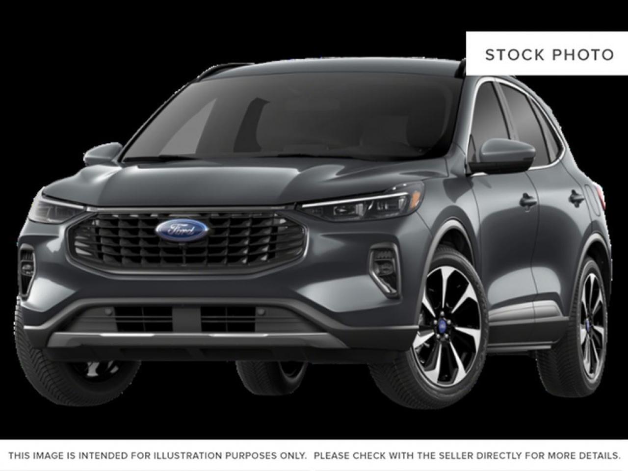 THE PRICE YOU SEE, PLUS GST. GUARANTEED!   APPLE CARPLAY/ANDROID AUTO COMPATABLE! 2.5 LITER HYBRID ENGINE, ECVT TRANSMISSION, PLATINUM TRIM(600a), PANORAMIC ROOF.     The 2023 Ford Escape Platinum, equipped with the 2.5-liter engine and the 600A package, is a well-rounded compact SUV that combines efficiency, versatility, and advanced technology. The 2.5-liter engine is designed for optimal fuel efficiency, delivering a balance between power and economy, making it suitable for both city driving and longer commutes. The Platinum trim elevates the Escape with premium features, including a refined interior featuring high-quality materials and finishes, leather-trimmed seating, and spacious cabin design that maximizes comfort for all passengers. With the 600A package, the vehicle is enhanced with advanced technology and safety features, such as Fords Co-Pilot360 suite which includes adaptive cruise control, lane-keeping assist, and a comprehensive suite of driver-assistance technologies. Additionally, the infotainment system boasts a user-friendly interface with a responsive touchscreen, smartphone integration through Apple CarPlay and Android Auto, and an available premium audio system for a superior in-cabin experience. The Platinum trim also includes exterior enhancements like unique alloy wheels, LED lighting, and a panoramic sunroof, emphasizing both style and practicality. Overall, the 2023 Ford Escape Platinum is designed to provide a luxurious driving experience while maintaining the functionality that SUV drivers desire.Do you want to know more about this vehicle, CALL, CLICK OR COME ON IN!*AMVIC Licensed Dealer; CarFax and Full Mechanical Inspection Included.