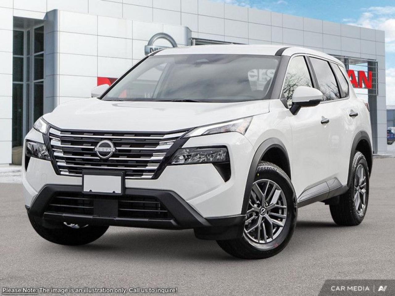 <b>Alloy Wheels,  Heated Seats,  Heated Steering Wheel,  Mobile Hotspot,  Remote Start!</b><br> <br> <br> <br>  Capable of crossing over into every aspect of your life, this 2025 Rogue lets you stay focused on the adventure. <br> <br>Nissan was out for more than designing a good crossover in this 2025 Rogue. They were designing an experience. Whether your adventure takes you on a winding mountain path or finding the secrets within the city limits, this Rogue is up for it all. Spirited and refined with space for all your cargo and the biggest personalities, this Rogue is an easy choice for your next family vehicle.<br> <br> This glacier white SUV  has an automatic transmission and is powered by a  201HP 1.5L 3 Cylinder Engine.<br> <br> Our Rogues trim level is S. Standard features on this Rogue S include heated front heats, a heated leather steering wheel, mobile hotspot internet access, proximity key with remote engine start, dual-zone climate control, and an 8-inch infotainment screen with Apple CarPlay, and Android Auto. Safety features also include lane departure warning, blind spot detection, front and rear collision mitigation, and rear parking sensors. This vehicle has been upgraded with the following features: Alloy Wheels,  Heated Seats,  Heated Steering Wheel,  Mobile Hotspot,  Remote Start,  Lane Departure Warning,  Blind Spot Warning. <br><br> <br/> Total  rebate of $1000 is reflected in the price.  4.49% financing for 84 months. <br> Payments from <b>$509.02</b> monthly with $0 down for 84 months @ 4.49% APR O.A.C. ( Plus applicable taxes -  $621 Administration fee included. Licensing not included.    ).  Incentives expire 2025-03-31.  See dealer for details. <br> <br>We are proud to regularly serve our clients and ready to help you find the right car that fits your needs, your wants, and your budget.And, of course, were always happy to answer any of your questions.Proudly supporting Ottawa, Orleans, Vanier, Barrhaven, Kanata, Nepean, Stittsville, Carp, Dunrobin, Kemptville, Westboro, Cumberland, Rockland, Embrun , Casselman , Limoges, Crysler and beyond! Call us at (613) 824-8550 or use the Get More Info button for more information. Please see dealer for details. The vehicle may not be exactly as shown. The selling price includes all fees, licensing & taxes are extra. OMVIC licensed.Find out why Myers Orleans Nissan is Ottawas number one rated Nissan dealership for customer satisfaction! We take pride in offering our clients exceptional bilingual customer service throughout our sales, service and parts departments. Located just off highway 174 at the Jean DÀrc exit, in the Orleans Auto Mall, we have a huge selection of New vehicles and our professional team will help you find the Nissan that fits both your lifestyle and budget. And if we dont have it here, we will find it or you! Visit or call us today. o~o