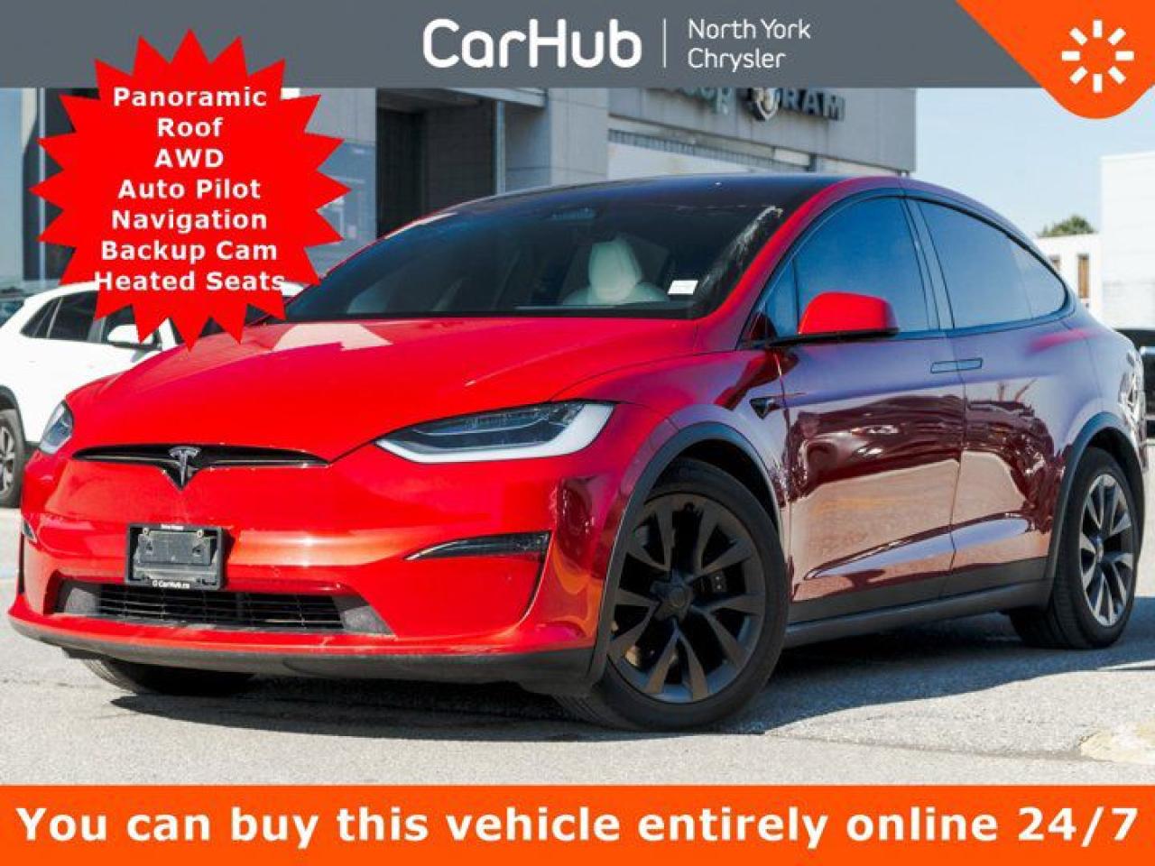 Used 2022 Tesla Model X AWD Pano Roof Auto Pilot Navi Backup Cam Heated Seats for sale in Thornhill, ON