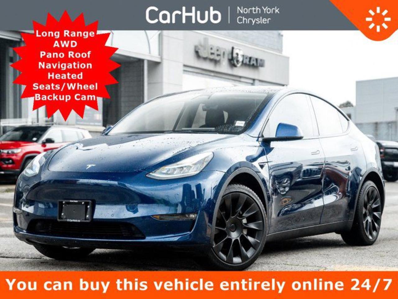 Used 2022 Tesla Model Y Long Range AWD Pano Roof Navi Heated Seats & Wheel Backup Cam for sale in Thornhill, ON