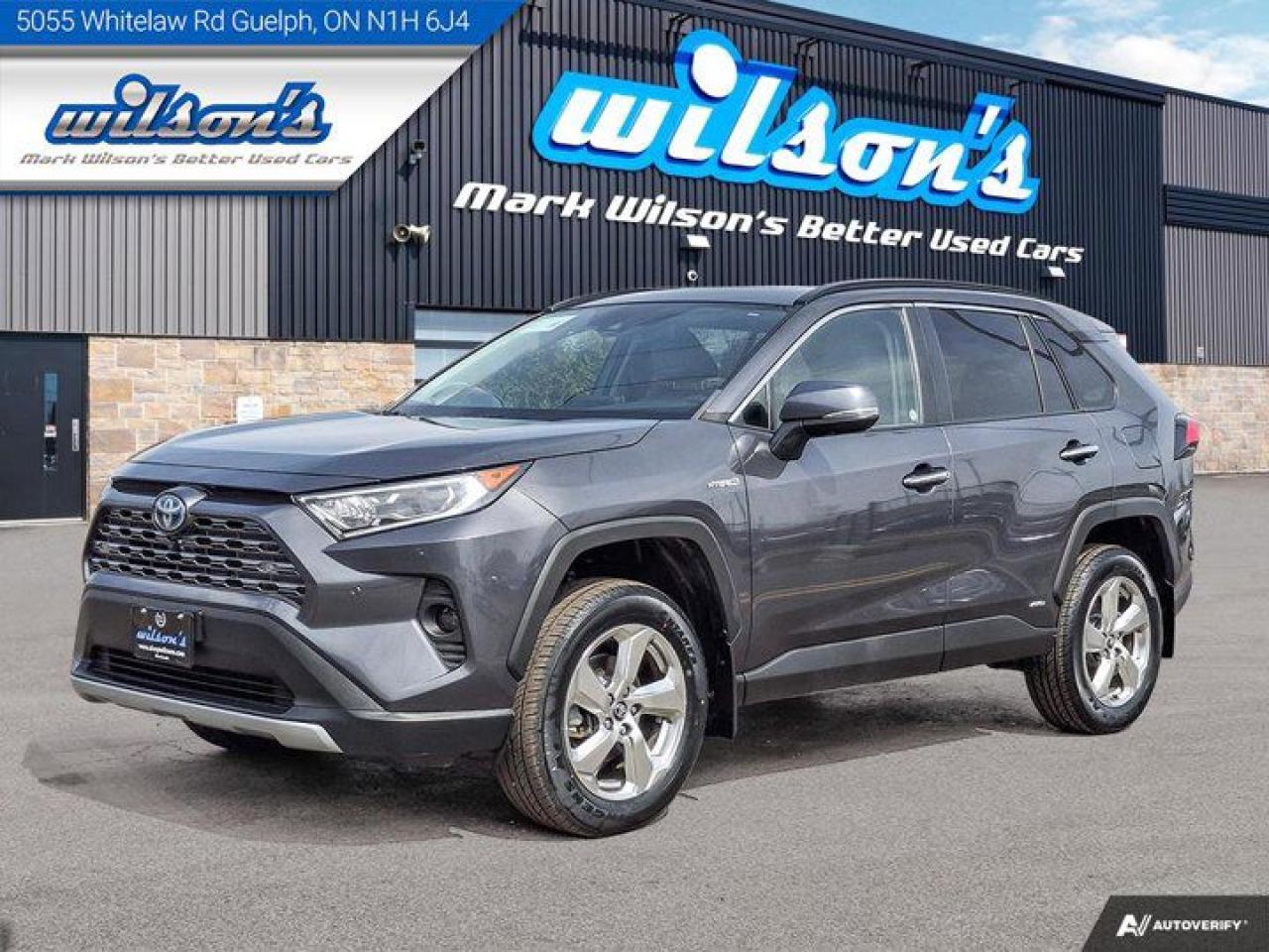 Used 2020 Toyota RAV4 Hybrid Limited AWD | Leather | Nav | Sunroof | 360 Camera | Radar Cruise | New Tires | New Brakes | for sale in Guelph, ON