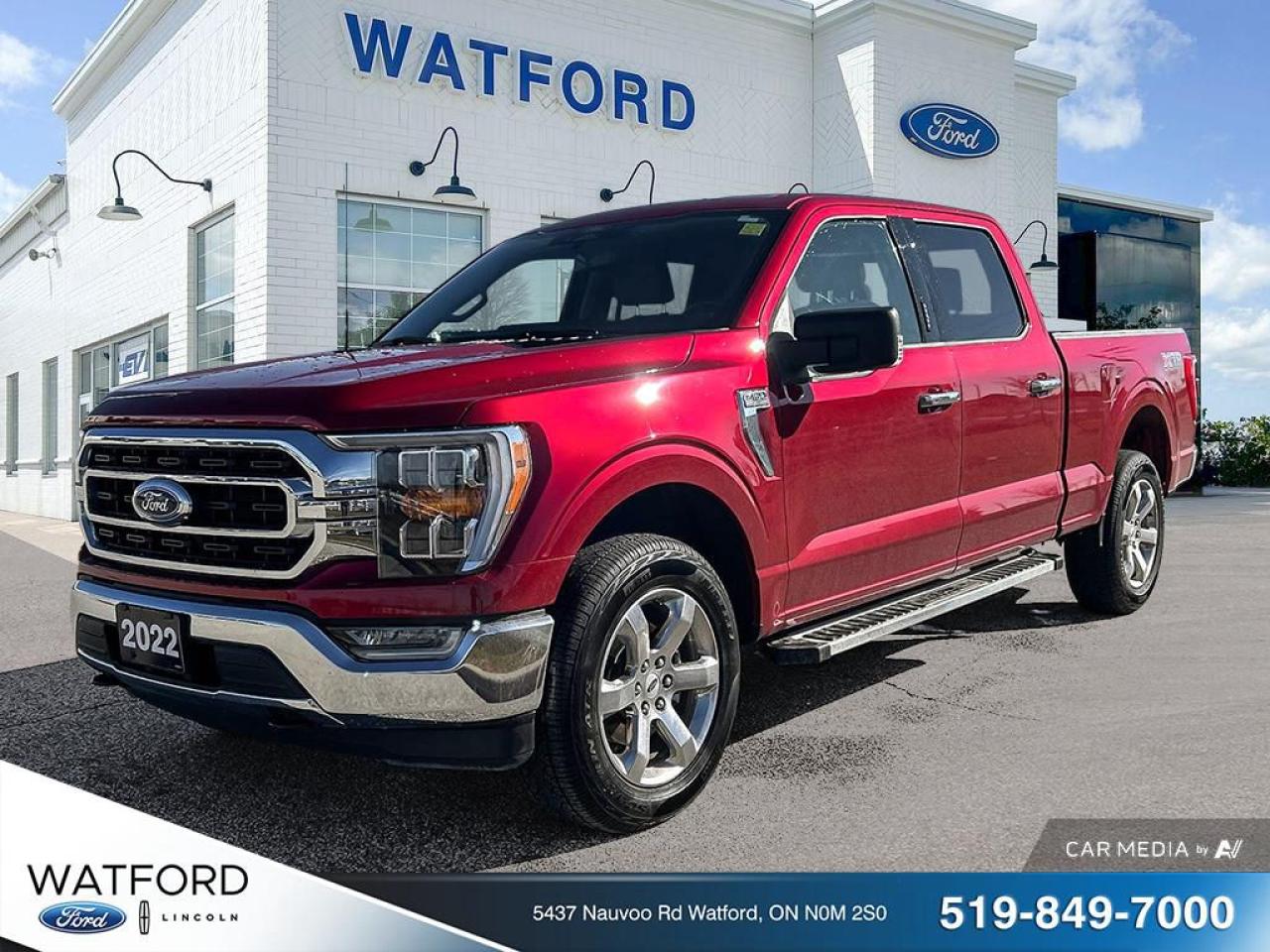 Used 2022 Ford F-150 XLT 4WD SuperCrew 6.5' Box for sale in Watford, ON