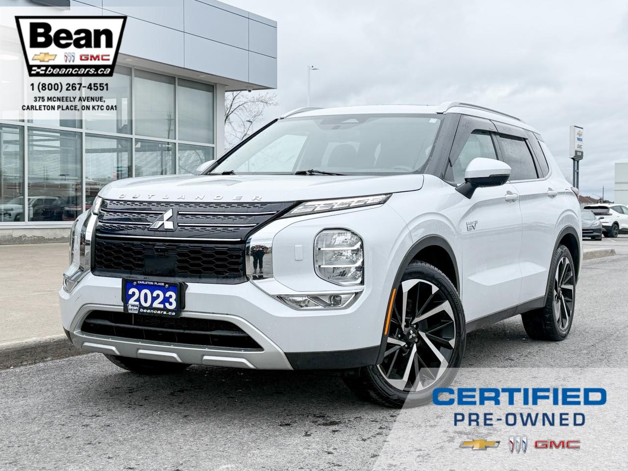 Used 2023 Mitsubishi Outlander Plug-In Hybrid SEL 2.4L 4 CYL WITH REMOTE START/ENTRY, HEATED SEATS, HEATED STEERING WHEEL, SUNROOF, LEATHER SEATS, POWER LIFTGATE, BOSE SOUND SYSTEM, APPLE CARPLAY AND ANDROID AUTO for sale in Carleton Place, ON