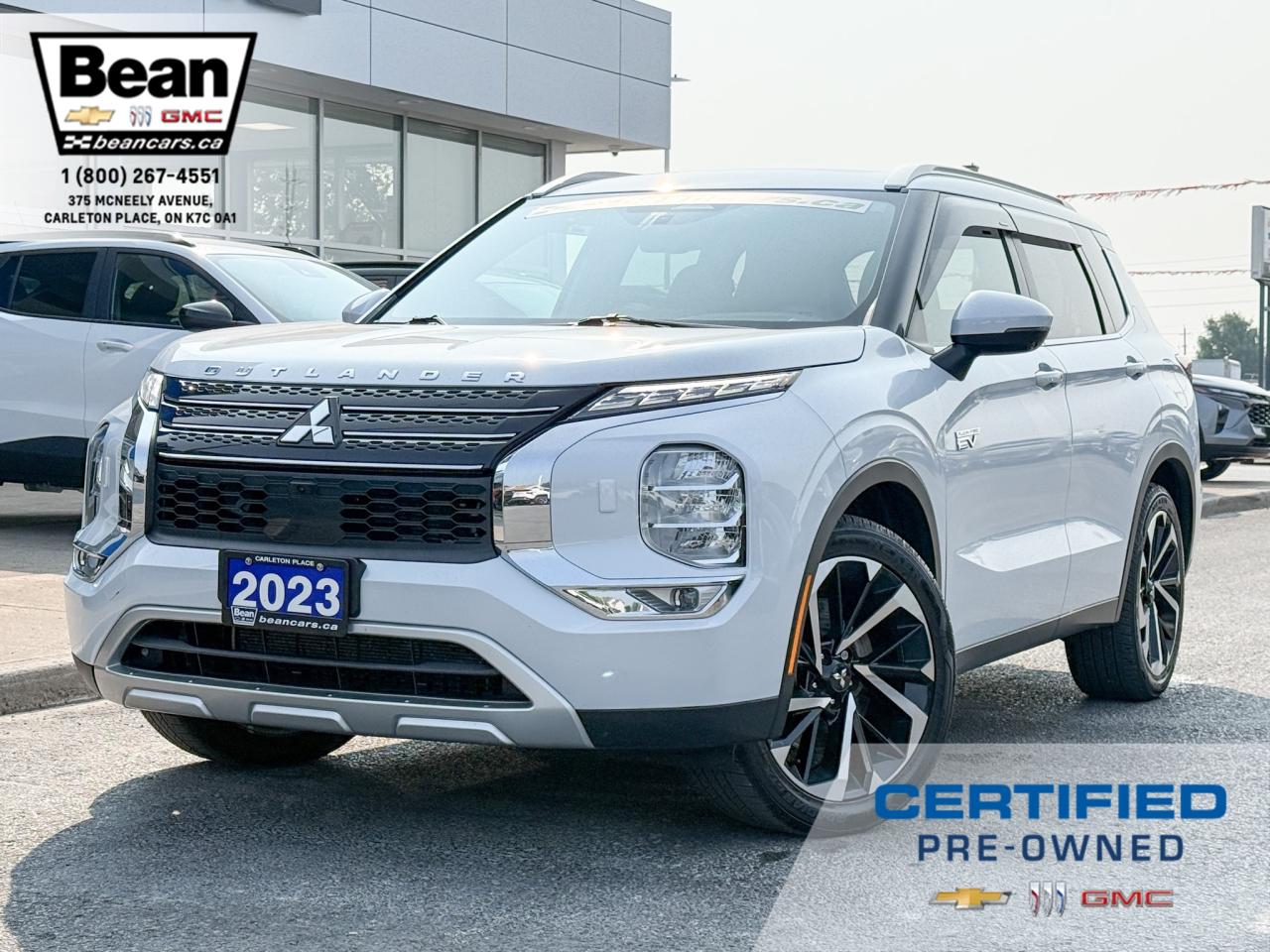 Used 2023 Mitsubishi Outlander Plug-In Hybrid SEL 2.4L 4 CYL WITH REMOTE START/ENTRY, HEATED SEATS, HEATED STEERING WHEEL, SUNROOF, LEATHER SEATS, POWER LIFTGATE, BOSE SOUND SYSTEM, APPLE CARPLAY AND ANDROID AUTO for sale in Carleton Place, ON