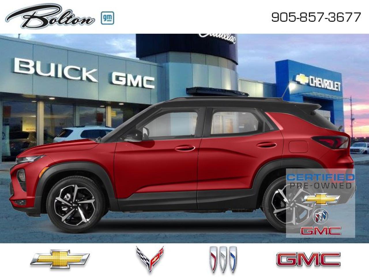 Used 2021 Chevrolet TrailBlazer RS CERTIFIED PRE-OWNED - FINANCE @ 4.99% for sale in Bolton, ON