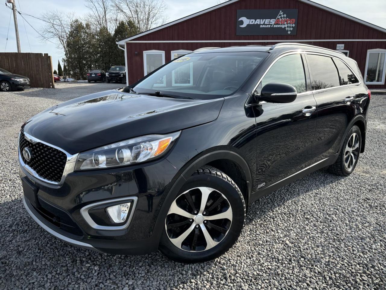 <div><span>A family business of 28 years! *LEATHER*AWD*HEATED SEATS*2 KEYS* This 2016 Kia Sorento will be sold with an Ontario Safety Certificate through our multi-point inspection process to provide you with the best quality pre-owned experience. Complete Carfax reports come with every vehicle sale and are readily available. Financing available as well at Daves Auto through TD Auto finance for all models 2015 and newer! 2015-2017 models subject to 9.49%, 2018-2025 models range from 7.49%-9.49%. All vehicles with XM Capability come with 3 free months of Sirius XM. Daves Auto continues to serve its customers with quality, unbranded pre-owned vehicles, certifying every vehicle inside the list price disclosed.  Tinting available for $99/window.</span></div><br /><div><span id=docs-internal-guid-b7a1fc2c-7fff-2b73-a15b-a80feb610ee3></span></div><br /><div><span>Established in 1996, Daves Auto has been serving Haldimand, West Lincoln and Ontario area with the same quality for over 28 years! With growth, Daves Auto now has a lot with approximately 70 vehicles and a service building on-site to safety all vehicles in-house. If you are looking at this vehicle and need any additional information, please feel free to call us or come visit us at 7109 Canborough Rd. Dunnville, Ontario. Find us on Instagram @ daves_auto_2020 and become more familiar with our family business! Please call in advance to ensure availability.</span></div>