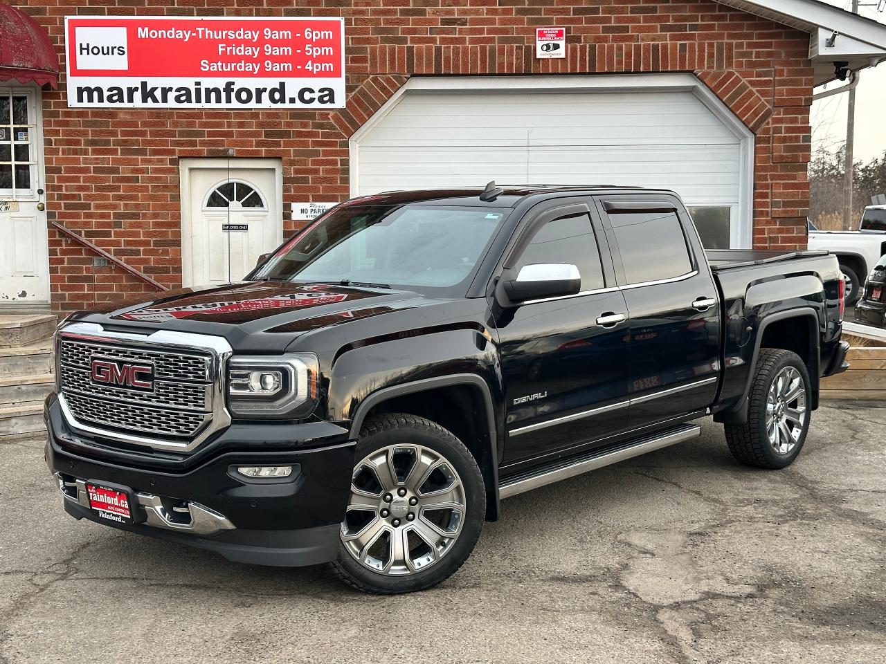 Used 2018 GMC Sierra 1500 Denali Crew4x4 HTD/CLD Leather Sunroof NAV CarPlay for sale in Bowmanville, ON