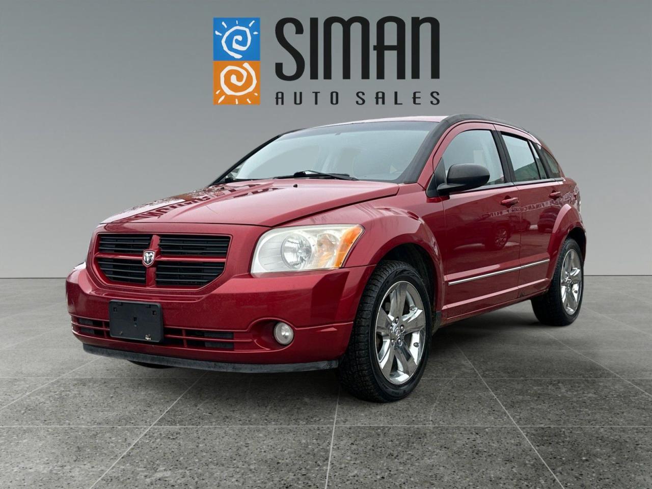 <p><strong>SASKATCHEWAN VEHICLE GOOD SERVICE RECORDS</strong></p>

<p>Our 2010 Dodge Caliber Sport Plus has been through a <strong>presale inspection fresh full synthetic oil service. Carfax reports Saskatchewan Vehicle with good service records and no serious collisions.  Trades Encouraged, aftermarket warranties available to meet every need and budget. </strong>When it's time to haul cargo instead of people, the Caliber makes it easy thanks to 60/40-split rear seatbacks that fold down to create a nice flat load floor that's covered in easy-to-clean plastic. The upper trim levels also include a fold-flat front passenger seat that makes it possible to shoehorn in longer items like surfboards and still close the rear liftgate. Maximum cargo capacity is 48 cubic feet. 17-inch alloy wheels, a "touring" suspension and foglights. Interior upgrades include a tachometer, fold-flat front passenger seat and 60/40-split-folding and reclining rear seatbacks.</p>

<p><span style=color:#2980b9><strong>Siman Auto Sales is large enough to make a difference but small enough to care. We are family owned and operated, and have been proudly serving Saskatchewan car buyers since 1998. We offer on site financing, consignment, automotive repair and over 90 preowned vehicles to choose from.</strong></span></p>