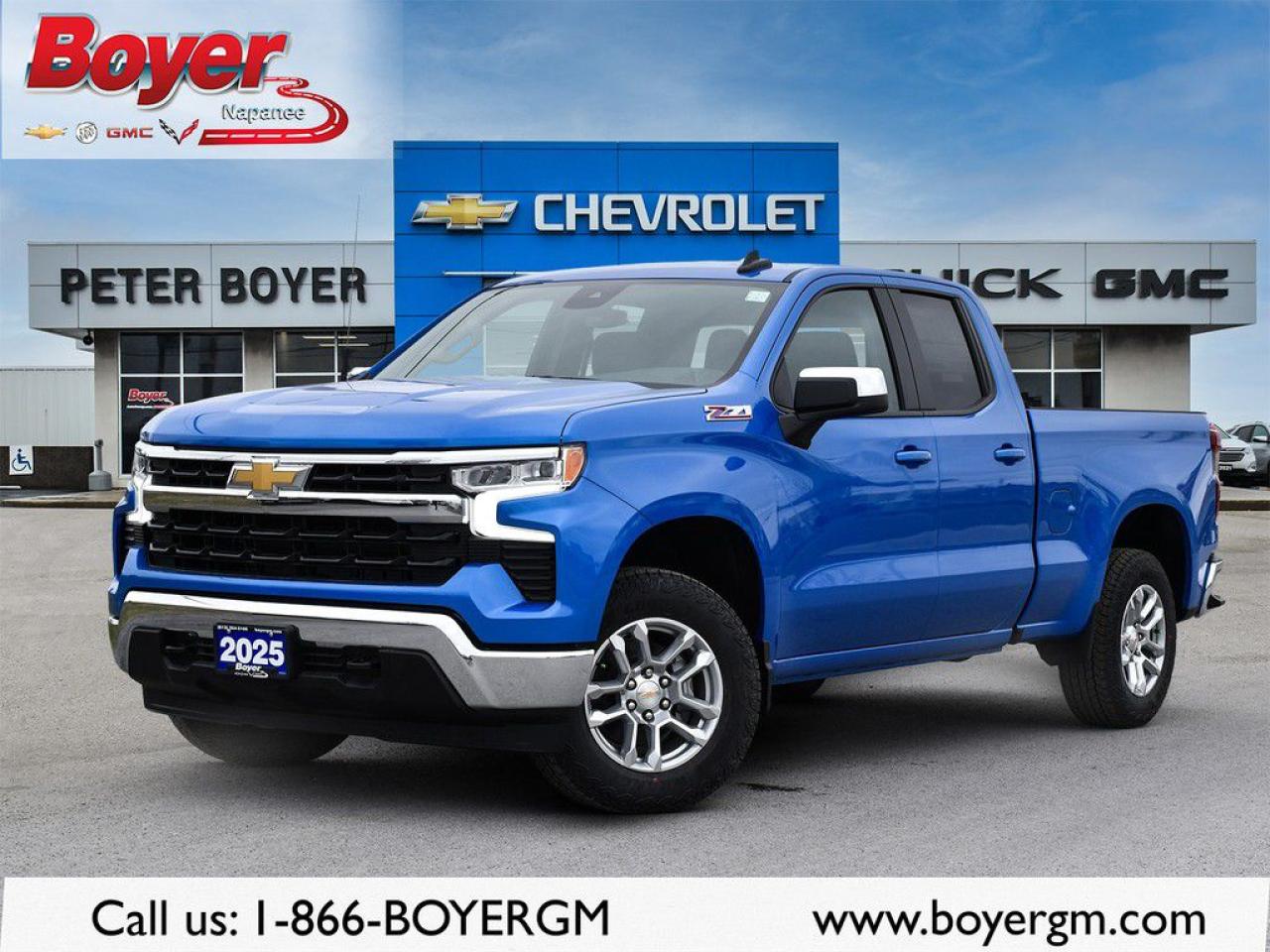 New 2025 Chevrolet Silverado 1500 Double Cab Standard Box 4-Wheel Drive LT for sale in Napanee, ON