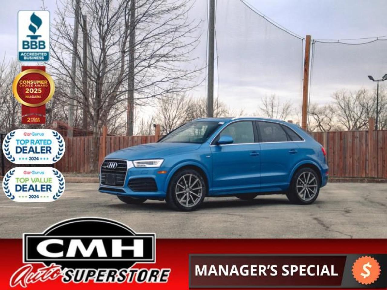 Used 2016 Audi Q3 2.0T Technik S-Line  **S LINE - PANO ROOF** for sale in St. Catharines, ON