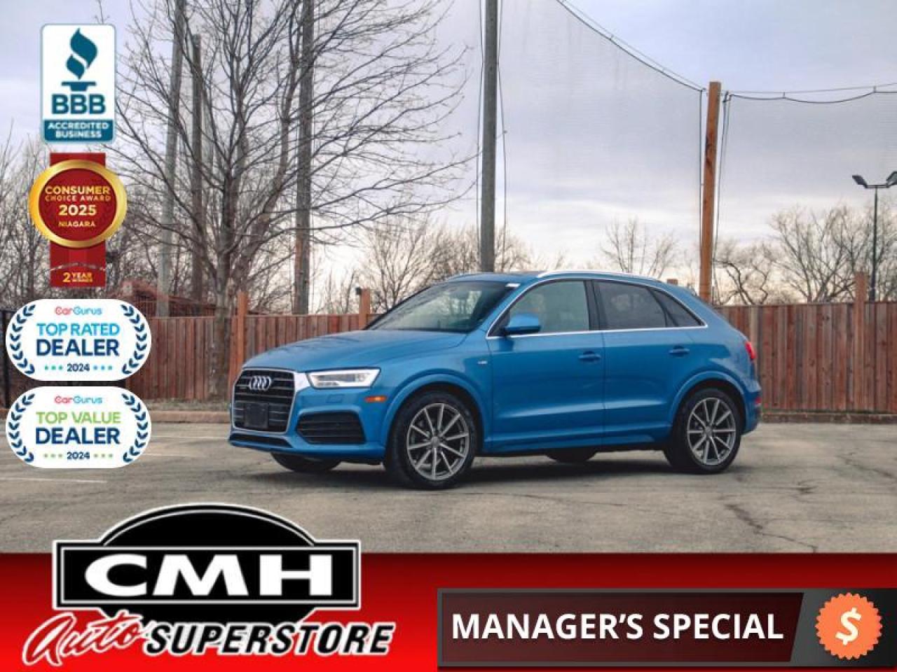 Used 2016 Audi Q3 2.0T Technik S-Line  **S LINE - PANO ROOF** for sale in St. Catharines, ON