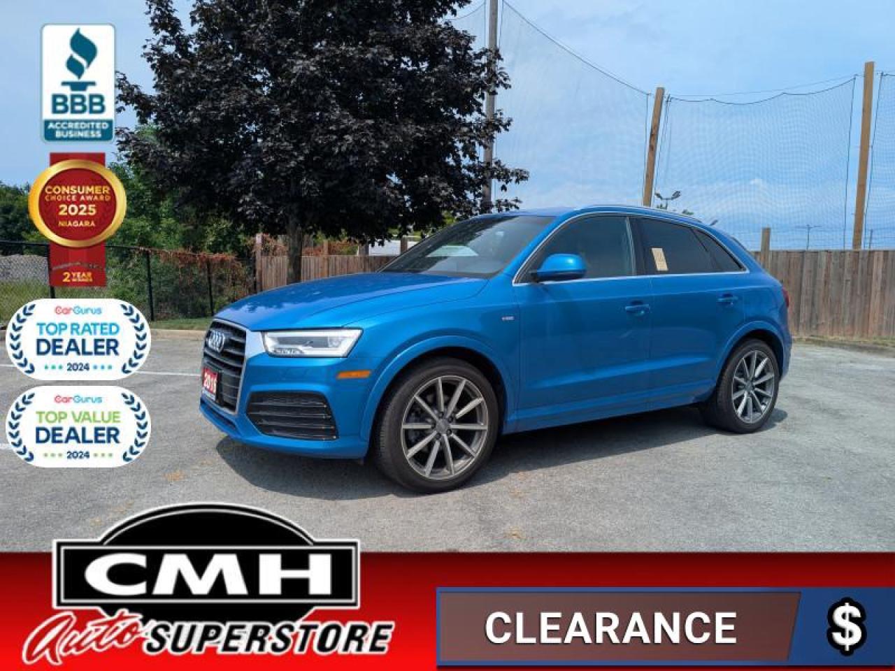 2016 Audi Q3 2.0T Technik S-Line  **S LINE - PANO ROOF**