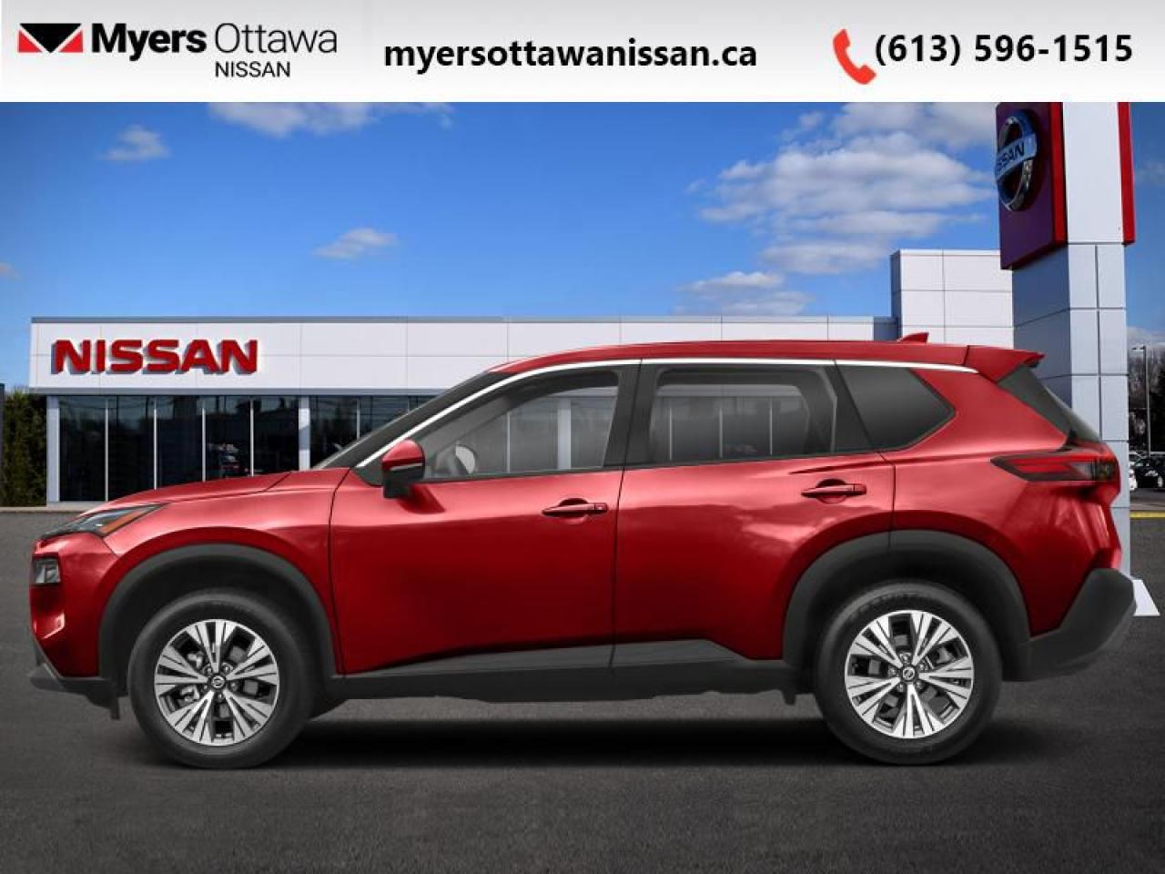 <b>Low Mileage, Moonroof,  Apple CarPlay,  Android Auto,  Heated Seats,  Heated Steering Wheel!</b><br> <br>  Compare at $28835 - Our Price is just $27995! <br> <br>   This 2022 Rogue aims to exhilarate the soul and satisfy the conscience. This  2022 Nissan Rogue is fresh on our lot in Ottawa. <br> <br>Nissan was out for more than designing a good crossover in this 2022 Rogue. They were designing an experience. Whether your adventure takes you on a winding mountain path or finding the secrets within the city limits, this Rogue is up for it all. Spirited and refined with space for all your cargo and the biggest personalities, this Rogue is an easy choice for your next family vehicle.This low mileage  SUV has just 30,833 kms. Its  nice in colour  . It has an automatic transmission and is powered by a  201HP 1.5L 3 Cylinder Engine. <br> <br> Our Rogues trim level is SV. Step up to this SV trim for the ProPILOT Assist suite of active safety features like lane keep assist, blind spot intervention, and the 360 degree around view monitor while the dual panel panoramic moonroof, wi-fi, remote start, and Nissan Intelligent Key provide next level comfort and convenience. Dial in adventure with the AWD terrain selector that keeps you rolling no matter the conditions. Go Rogue with driver assistance features like forward collision warning, emergency braking with pedestrian detection, lane departure warning, blind spot warning, high beam assist, driver alertness, and a rearview camera while heated seats, dual zone climate control, and a heated steering wheel bring amazing luxury. NissanConnect touchscreen infotainment with Apple CarPlay and Android Auto makes for an engaging experience.  This vehicle has been upgraded with the following features: Moonroof,  Apple Carplay,  Android Auto,  Heated Seats,  Heated Steering Wheel,  Remote Start,  Aluminum Wheels. <br> <br>To apply right now for financing use this link : <a href=https://www.myersottawanissan.ca/finance target=_blank>https://www.myersottawanissan.ca/finance</a><br><br> <br/><br> Payments from <b>$450.27</b> monthly with $0 down for 84 months @ 8.99% APR O.A.C. ( Plus applicable taxes -  and licensing fees   ).  See dealer for details. <br> <br>Get the amazing benefits of a Nissan Certified Pre-Owned vehicle!!! Save thousands of dollars and get a pre-owned vehicle that has factory warranty, 24 hour roadside assistance and rates as low as 0.9%!!! <br>*LIFETIME ENGINE TRANSMISSION WARRANTY NOT AVAILABLE ON VEHICLES WITH KMS EXCEEDING 140,000KM, VEHICLES 8 YEARS & OLDER, OR HIGHLINE BRAND VEHICLE(eg. BMW, INFINITI. CADILLAC, LEXUS...)<br> Come by and check out our fleet of 30+ used cars and trucks and 70+ new cars and trucks for sale in Ottawa.  o~o