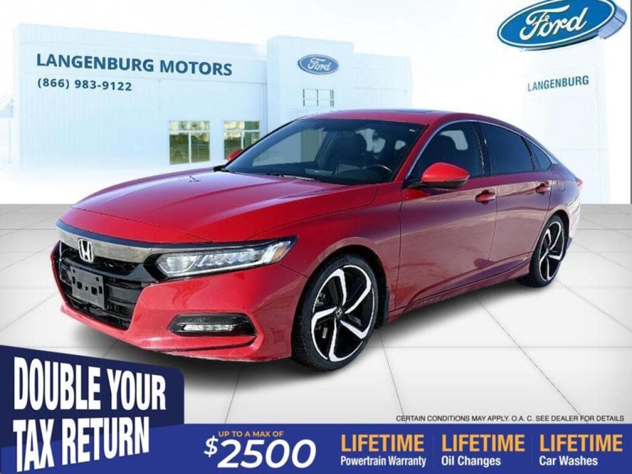 Used 2020 Honda Accord Sport CVT for sale in Langenburg, SK