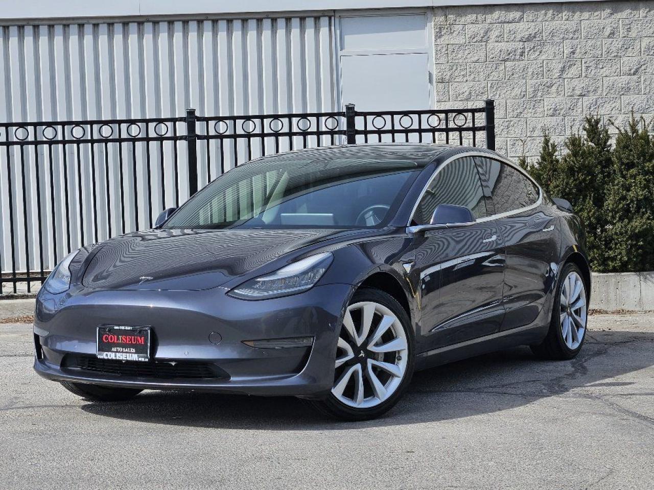 <p>This stunning TESLA MODEL 3 with Midnight Silver Exterior and black interior is complimented with 19 INCH ALLOY wheels which is a perfect mix of modern style and cutting-edge technology.</p><p>1 OWNER! CLEAN TITLE! Carfax Verified, comes FULL CERTIFIED! BALANCE OF TESLAS 8-year or 160,000km battery & drive unit warranty!</p><p>Boasting an impressive range of up to 423 km on a single charge, the Model 3 redefines what electric driving means. It rockets from 0 to 100 km/h in just 5.3 seconds, proving that sustainability and performance can go hand in hand.</p><p>Inside, you will find standard FULL SELF DRIVING 3 COMPUTER & Autopilot capability, giving you a smoother, smarter, and more enjoyable driving experience. The premium connectivity ensures your navigation and entertainment are always seamless, while the minimalist design creates a clean, modern atmosphere that turns every trip into a first-class experience.</p><p>This Tesla Model 3 is your chance to embrace the future of driving in style. Contact us today to see it for yourself!</p><p>SPECIAL FINANCE PRICE! $0 DOWN 6.98% FINANCING AVAILABLE o.a.c</p><p>$19,477 plus HST price is available exclusively for finance purchase only. </p><p>Wholesale dealer-to-dealer transactions & **Cash payment** price is $21,477 plus HST</p><p>GAP INSURANCE AND EXTENDED WARRANTIES AVAILABLE!</p><p>**$0 DOWN...PRIME RATE FINANCING APPROVALS**o.a.c.</p><p>TAKE ADVANTAGE OF OUR VOLUME BASED PRICING TO ENSURE YOU ARE GETTING **THE BEST DEAL IN TOWN**! THIS VEHICLE COMES FULLY CERTIFIED WITH A SAFETY CERTIFICATE AT NO EXTRA COST!</p><p>FINANCING & EXTENDED WARRANTIES AVAILABLE ON ALL VEHICLES! WE GUARANTEE ALL VEHICLES & WELCOME FRANCHISE DEALER INSPECTIONS BEFORE PURCHASE, GIVING YOU TOTAL PEACE OF MIND!</p><p>COLISEUM AUTO SALES PROUDLY SERVING THE CUSTOMERS FOR OVER 25 YEARS! NOW WITH 2 LOCATIONS TO SERVE YOU BETTER. COME IN FOR A TEST DRIVE TODAY!<br>FOR ALL FAMILY LUXURY VEHICLES..SUVS..AND SEDANS PLEASE VISIT....</p><p>COLISEUM AUTO SALES ON WESTON<br>301 WESTON ROAD<br>TORONTO, ON M6N 3P1<br>4 1 6 - 7 6 6 - 2 2 7 7</p>