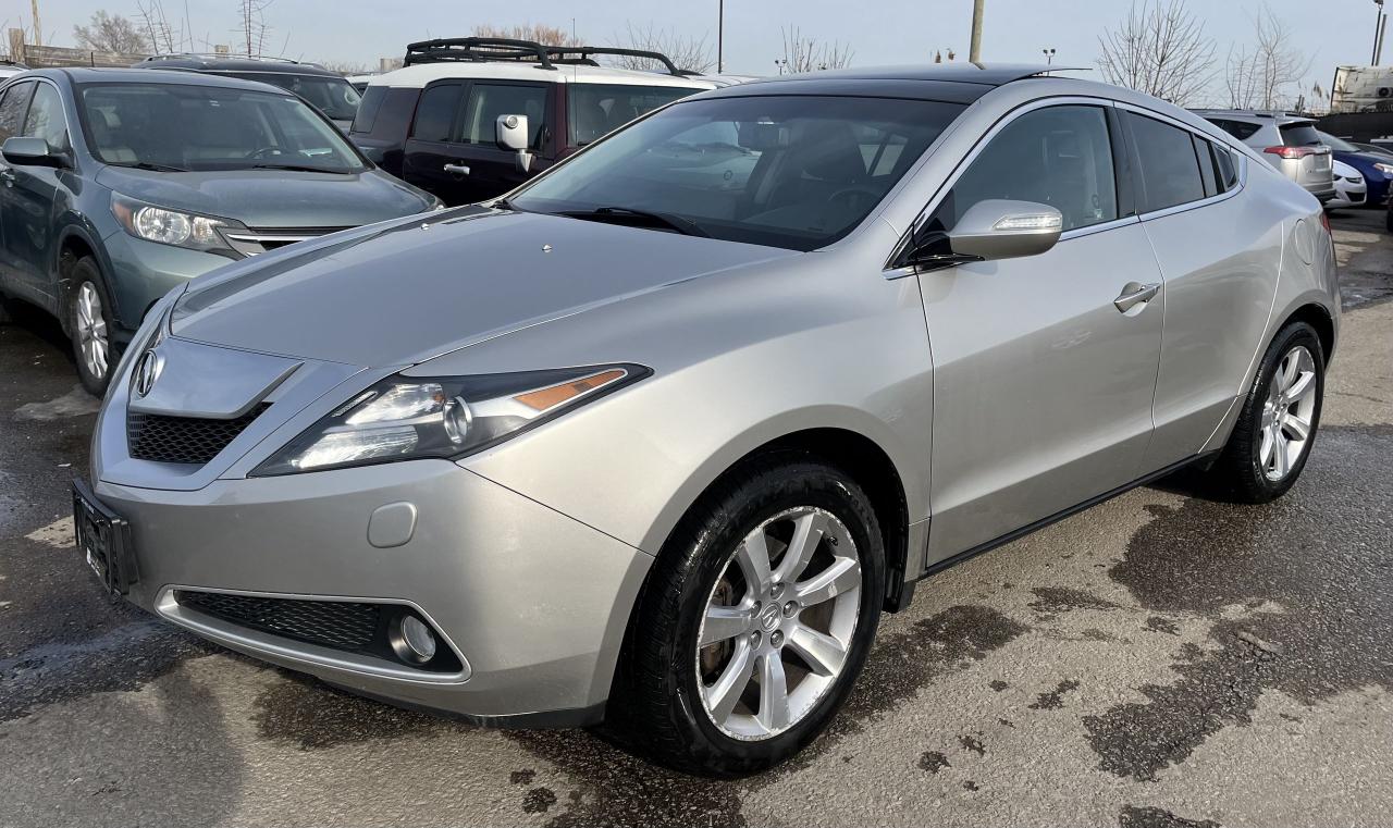 Just Arrived! Beautiful Silver on Black Leather Interior 2010 Acura ZDX SH-AWD with ONLY 103,598 KMS! NO ACCIDENTS! Local Ontario Vehicle. 3.7L V6. <br/> 300 HP. VERY CLEAN IN AND OUT. Runs Great. No Issues. Loaded with Backup Camera, Leather Seats, Front and Rear Heated Seats, Driver Memory Seat, Panoramic Glass Roof with Power Sunshade, Paddle Shifters, Keyless Entry, Power Tailgate, Power Tilt and Telescoping Steering Column. Bluetooth, CD/USB/AUX, Fog Lights, 19-inch Alloy Wheels, Steering Wheel Audio, Phone, and Cruise Controls!  <br/> <br/>  <br/> *Safety Certified at no extra cost* <br/> <br/>  <br/> *Welcome to get vehicle checked by any mechanic before purchase* <br/> <br/>  <br/> All in price : $12,499 plus HST and licensing. <br/> <br/>  <br/> Call : 647-303-2585 or 647-631-8755 <br/> <br/>  <br/> E-mail : info@bramptonautocenter.ca <br/> <br/>  <br/> Brampton Auto Center <br/> 69 Eastern Avenue, Brampton ON, L6W 1X9. Unit 206 <br/> <br/>  <br/> Brampton Auto Center, welcomes you! Family owned dealership located in the GTA. We take pride in our work. Customer service is our priority. Full disclosure with honesty. We are OMVIC registered and proud member of the UCDA. You are welcomed to get the vehicle checked by any mechanic before purchase, for quality assurance. Financing available for all types of credit! Good, bad or no credit. No problem! We will get you approved. Warranty options available for any year, make or model! Contact dealer for more details. <br/>