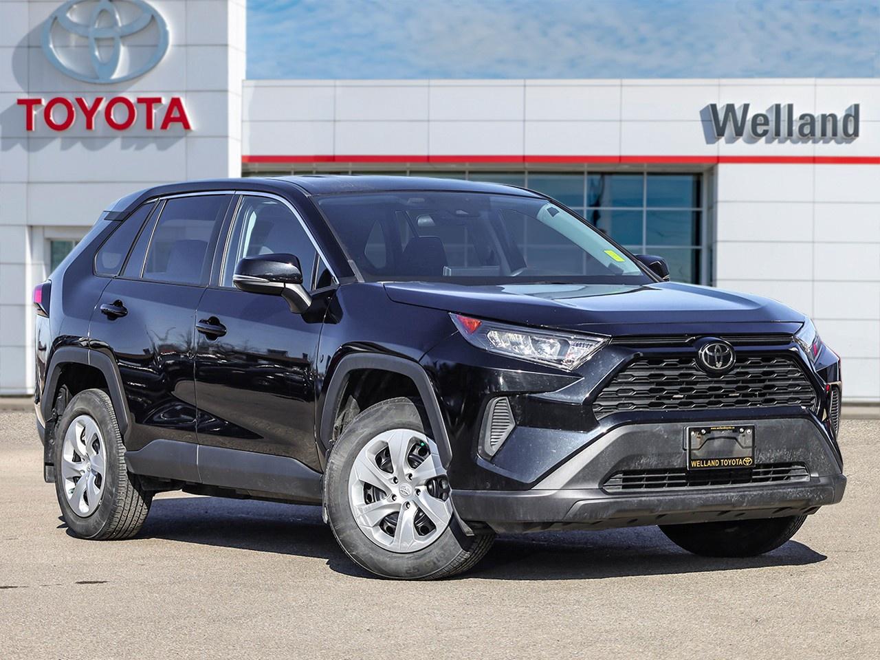 Recent Arrival! CarPlay/Android Auto Premium Cloth Seats Heated Seats, Heated and Power Door Mirrors, Fully Automatic Headlights, Blind Spot Warning, Lane Departure Warning, Rear Collision Warning, Rear View Camera, Bluetooth wireless phone connectivity. 
  
Every Pre-Owned vehicle at Welland Toyota goes through a rigorous 100-point inspection. We promise you will not be disappointed in the quality and condition of our inventory. Welland Toyota ensures quality and affordability. With the largest quality pre-owned vehicles to choose from, we are sure to have what you are looking for, at a price you can afford. Flexible finance options available. Response available via Text, Email, Phone, or Video Response! Please indicate which is most convenient, we are happy to correspond using your preferred method. Visit us at Welland Toyota today! One price, the right price. Every time... 
 
We are serving Welland, Niagara, Ancaster, Hamilton, Barrie, Innisfil, Cookstown, North Bay, Burlington, Dundas, Brantford, Guelph, Stoney Creek, Grimsby, Oakville, Kitchener, London, Toronto, Mississauga, Milton, Cambridge, Kitchener Waterloo, Cayuga, Caledonia, St. Catharines, and the entire GHA and GTA. 
 
Visit or call us today to see for yourself! Previous Rental.