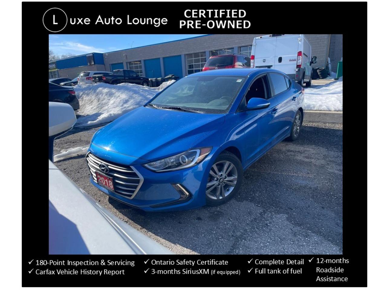 Used 2018 Hyundai Elantra GL, LOW KM, AUTO, HEATED SEATS, BACK-UP CAM! for sale in Orleans, ON