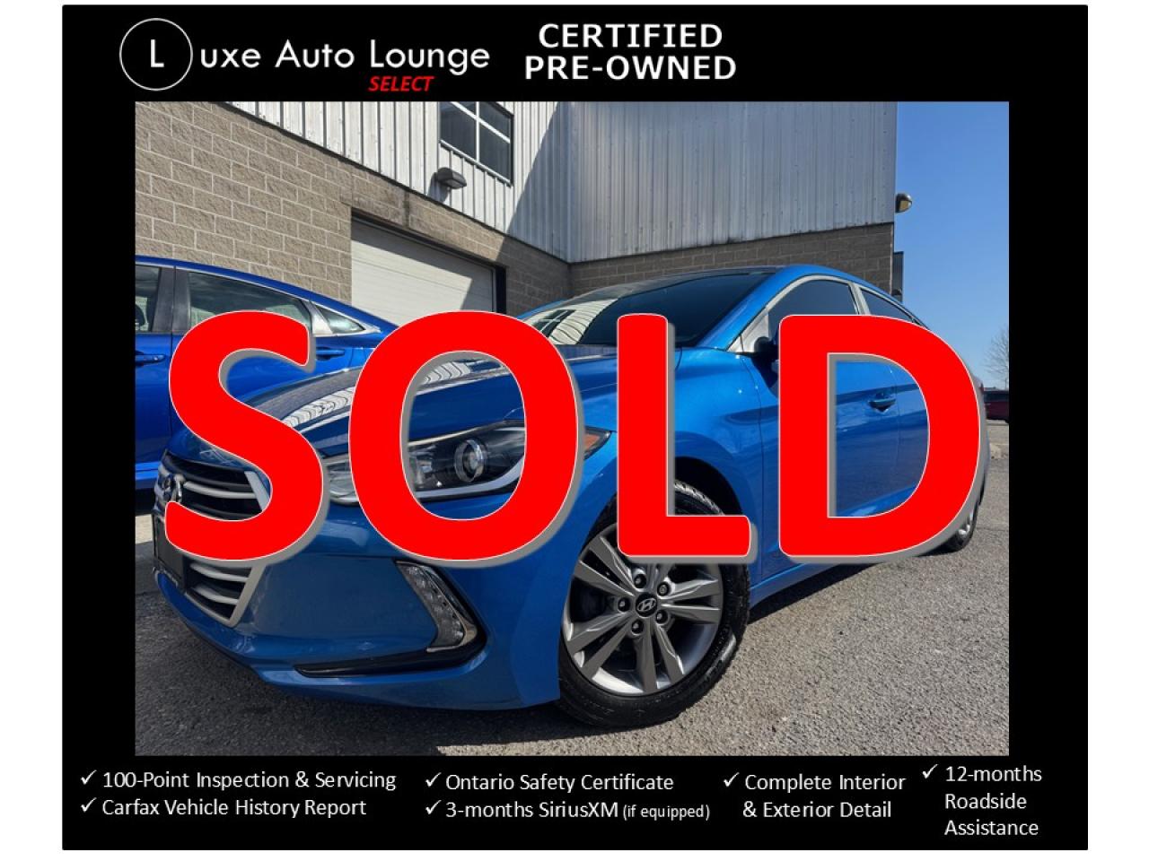 2018 Hyundai Elantra GL, LOW KM, AUTO, HEATED SEATS, BACK-UP CAM!