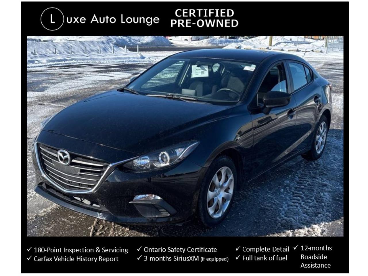 Used 2016 Mazda MAZDA3 VERY LOW KM! 54K, AUTO, BACK-UP CAM, BLUETOOTH! for sale in Orleans, ON