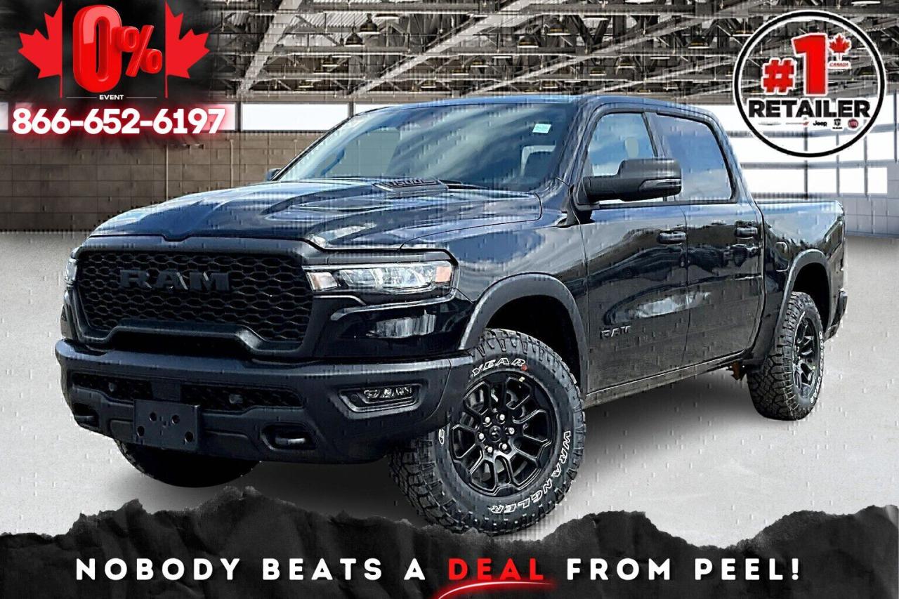 New 2025 RAM 1500 REBEL CREW | Sport Hood | Htd Seats | Level 1 for sale in Mississauga, ON