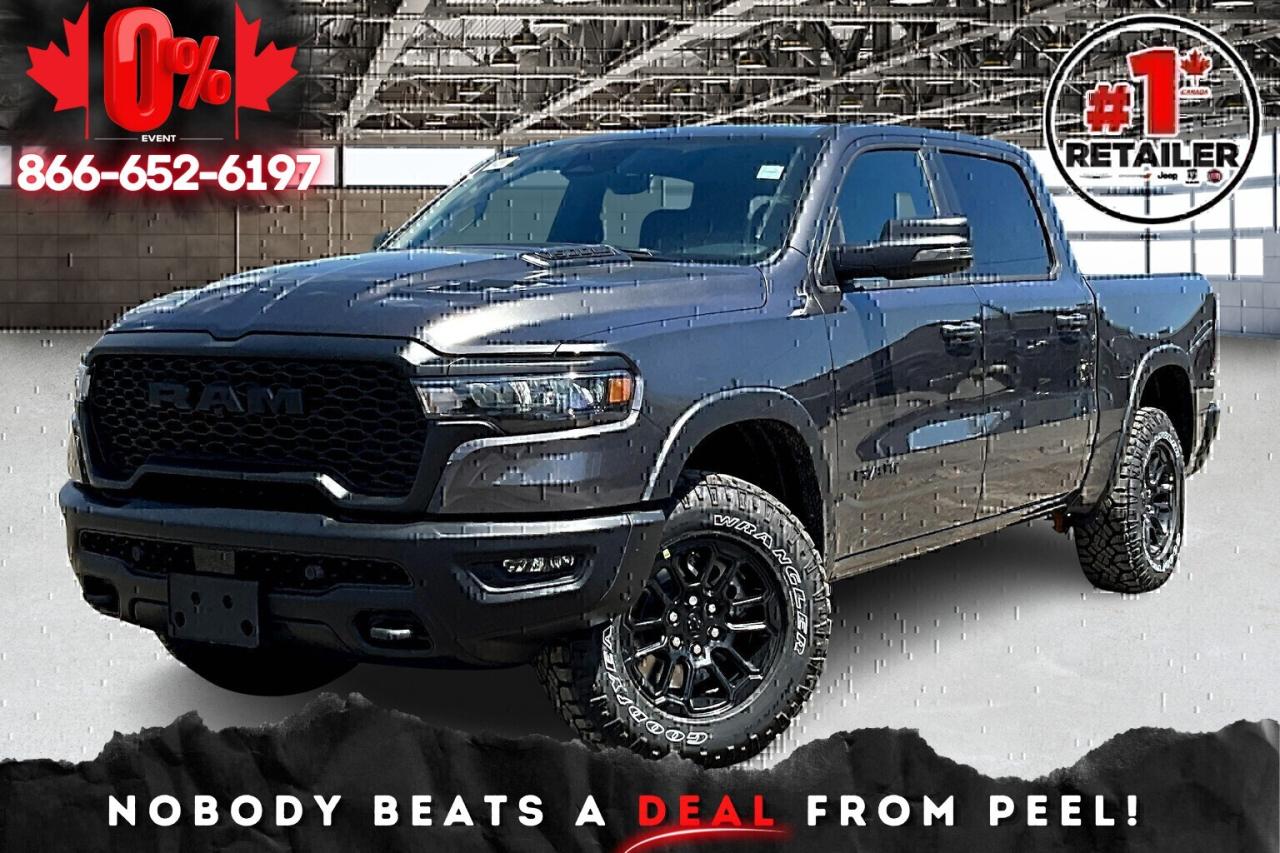 New 2025 RAM 1500 REBEL CREW | LEVEL 1 EQUIP | 3.0L HURRICANE | 4X4 for sale in Mississauga, ON