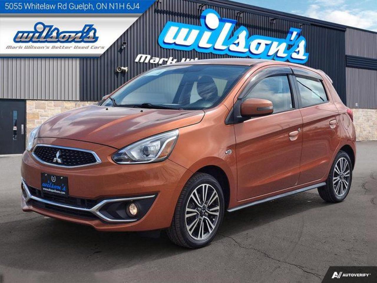 Used 2018 Mitsubishi Mirage GT Hatch | CarPlay + Android | Heated Seats | Rear Camera | Alloy Wheels | New Tires | for sale in Guelph, ON