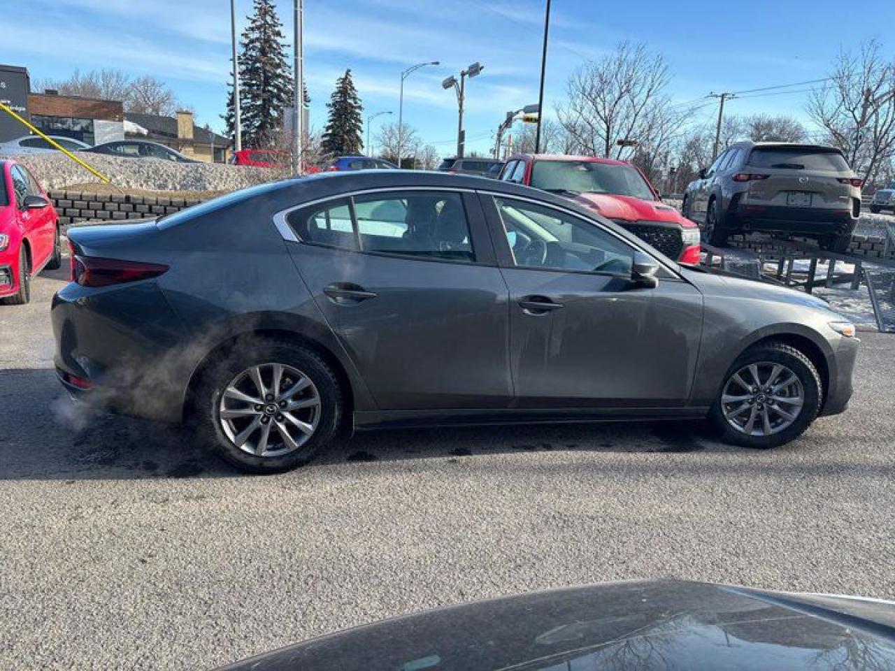 Check out this certified 2022 Mazda Mazda3 GS Luxury AWD | Leather | Sunroof | Heated Steering + Seats | CarPlay + Android | Rear Camera | . Its Automatic transmission and 2.5 L engine will keep you going. This Mazda Mazda3 features the following options: Sunroof, Reverse Camera, Leather, Heated Steering Wheel, Air Conditioning, Heated Seats, Tilt Steering Wheel, Steering Radio Controls, Power Windows, and Power Locks. Stop by and visit us at Mark Wilsons Better Used Cars, 5055 Whitelaw Road, Guelph, ON N1H 6J4.60+ years of World Class Service!450+ Live Market Priced VEHICLES! ONE MASSIVE LOCATION!Free Local Delivery Available!FINANCING! - Better than bank rates! 6 Months No Payments available on approved credit OAC. Zero Down Available. We have expert licensed credit specialists to secure the best possible rate for you and keep you on budget ! We are your financing broker, let us do all the leg work on your behalf! Click the RED Apply for Financing button to the right to get started or drop in today!BAD CREDIT APPROVED HERE! - You dont need perfect credit to get a vehicle loan at Mark Wilsons Better Used Cars! We have a dedicated licensed team of credit rebuilding experts on hand to help you get the car of your dreams!WE LOVE TRADE-INS! - Top dollar trade-in values!SELL us your car even if you dont buy ours! HISTORY: Free Carfax report included.Certification included! No shady fees for safety!EXTENDED WARRANTY: Available30 DAY WARRANTY INCLUDED: 30 Days, or 3,000 km (mechanical items only). No Claim Limit (abuse not covered)5 Day Exchange Privilege! *(Some conditions apply)CASH PRICES SHOWN: Excluding HST and Licensing Fees.2019 - 2024 vehicles may be daily rentals. Please inquire with your Salesperson.