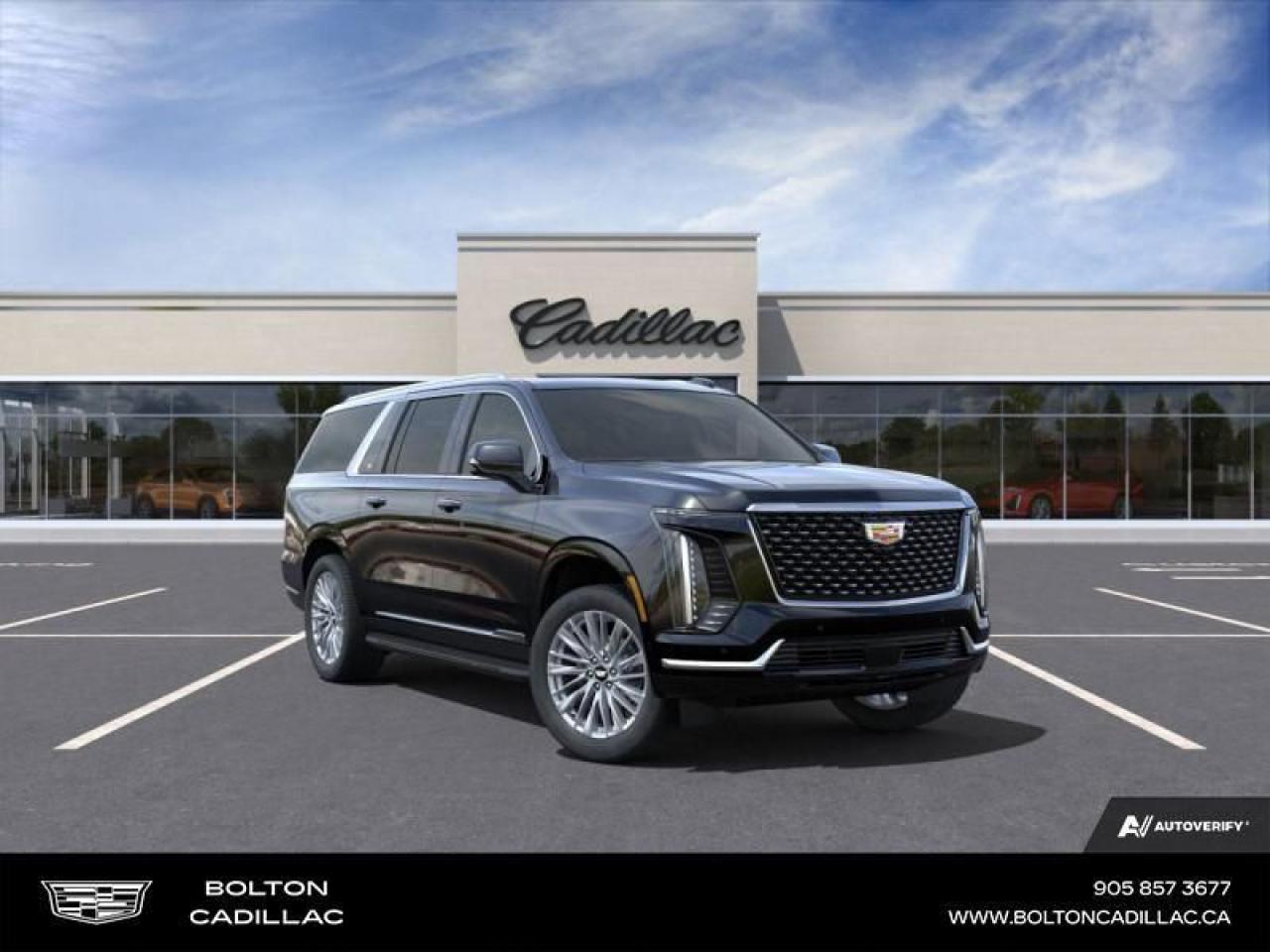 New 2025 Cadillac Escalade ESV Premium Luxury - Leather Seats for sale in Bolton, ON