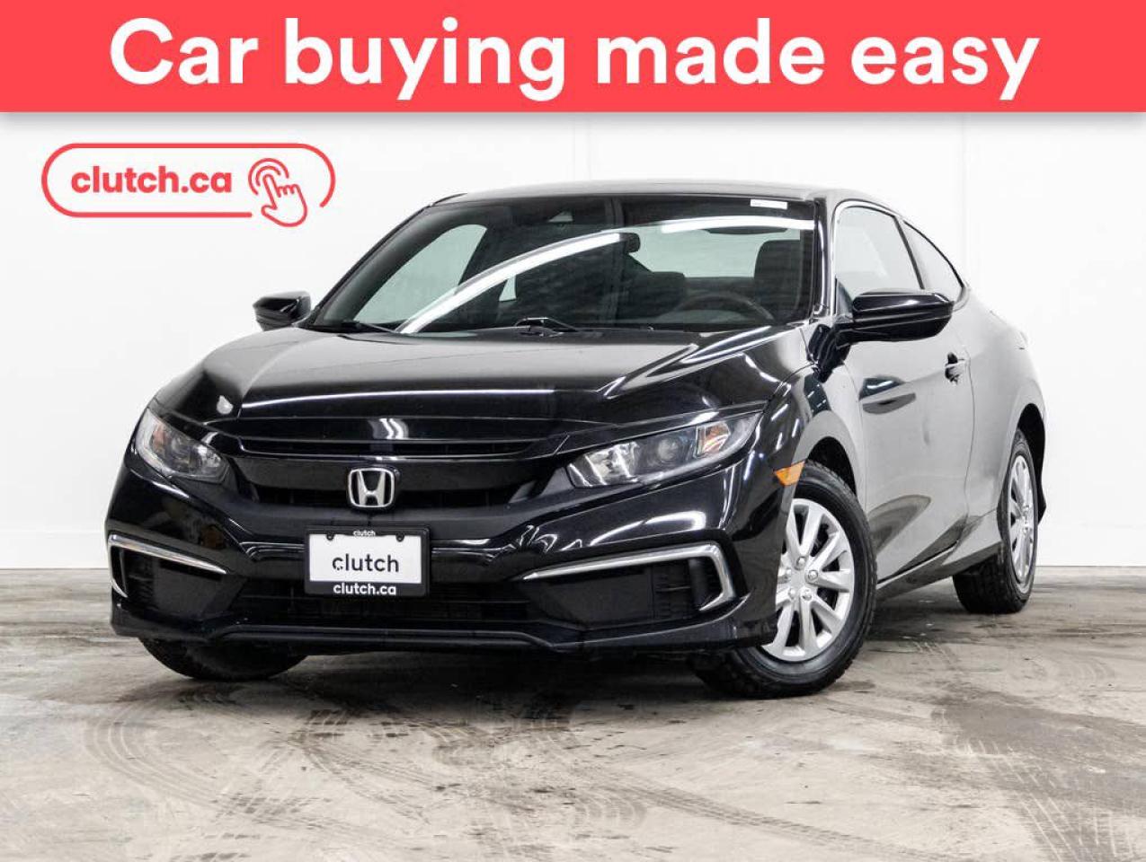 Used 2019 Honda Civic LX w/ Apple CarPlay & Android Auto, Rearview Cam, Bluetooth for sale in Toronto, ON