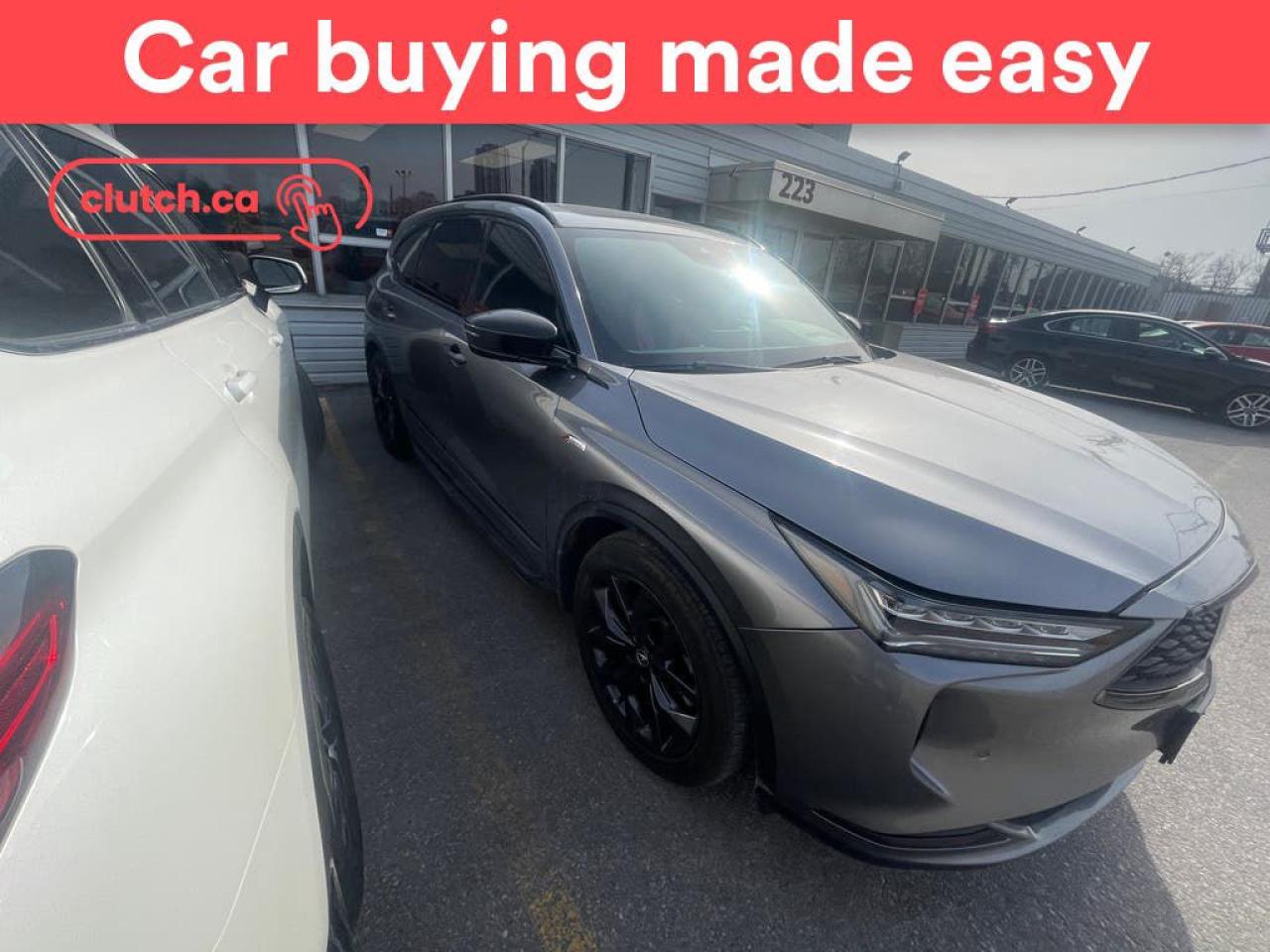 Used 2022 Acura MDX A-Spec AWD w/ Apple CarPlay & Android Auto, Rearview Cam, Panoramic Moonroof for sale in Toronto, ON