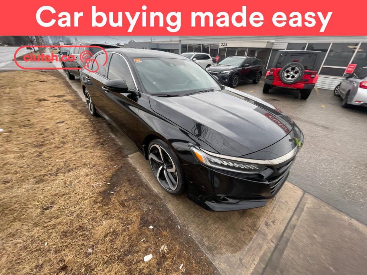 Used 2022 Honda Accord Sport w/ Apple CarPlay & Android Auto, Power Moonroof, Rearview Cam for sale in Toronto, ON