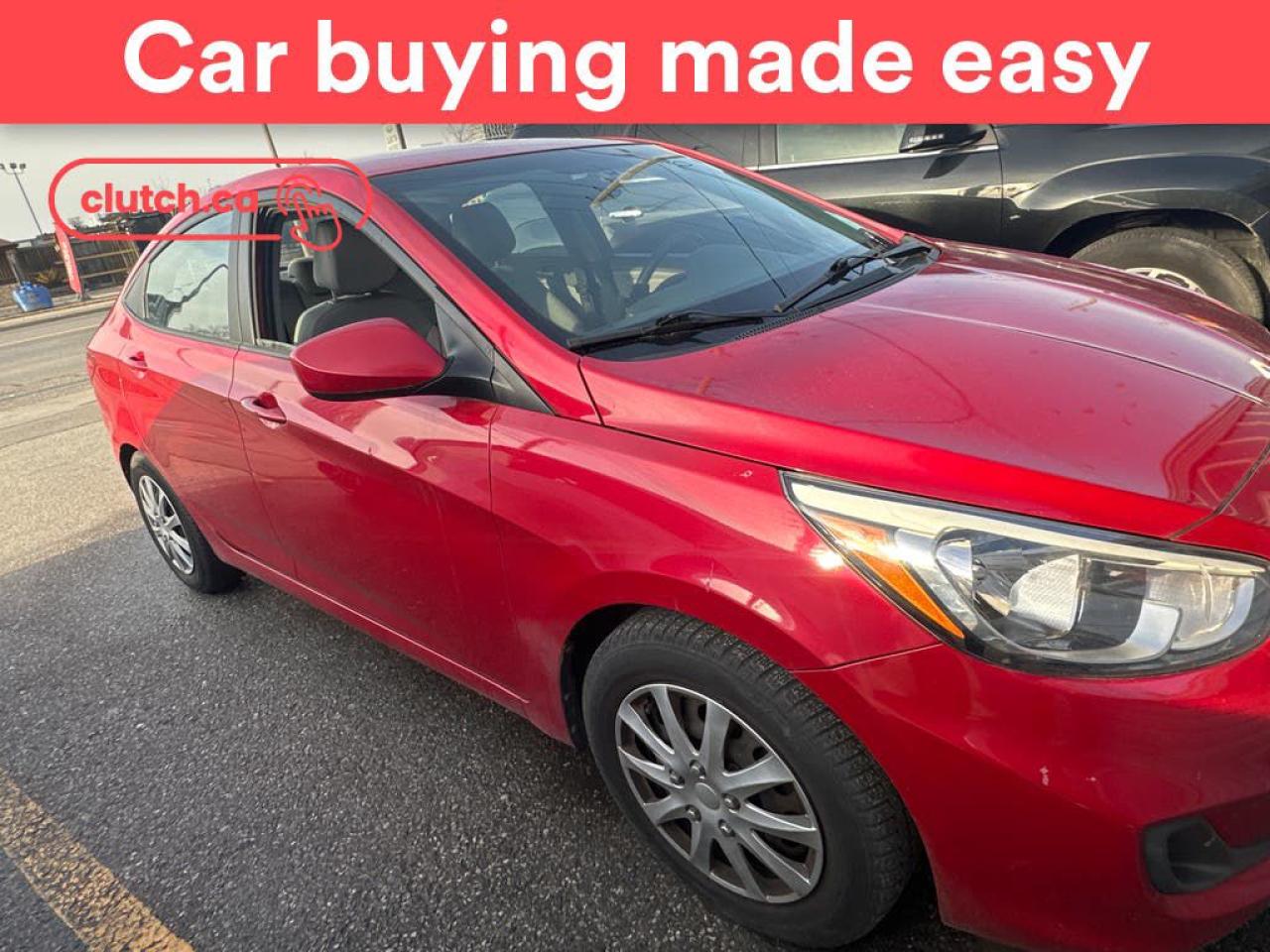 Used 2016 Hyundai Accent GL w/ Heated Front Seats, Cruise Control, A/C for sale in Toronto, ON