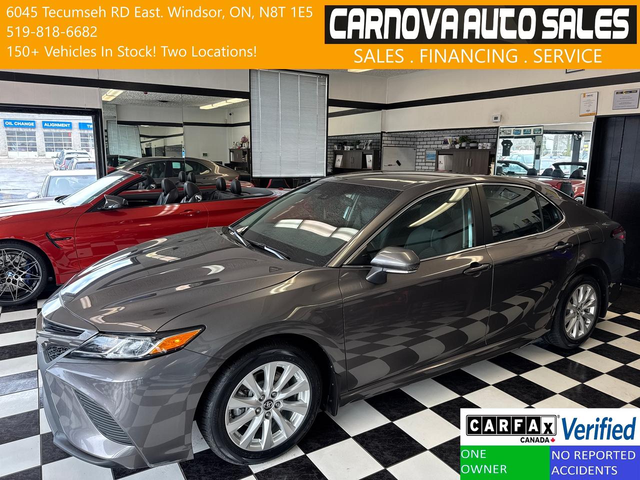 2018 Toyota Camry SE+New Tires+Brakes+Adaptive Cruise+CLEAN CARFAX Photo0
