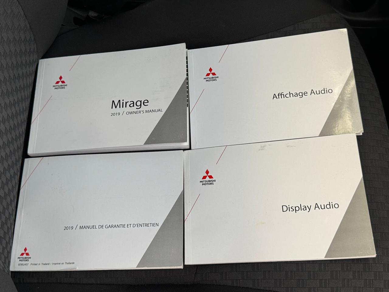 2019 Mitsubishi Mirage ES Limited+ApplePaly+New Tires+Camera+A/C Photo