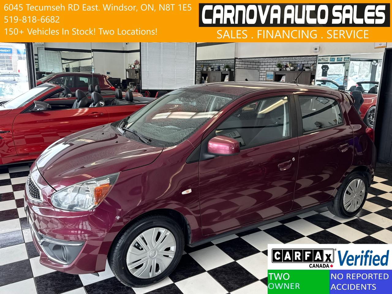 Used 2019 Mitsubishi Mirage ES Limited+ApplePaly+New Tires+Camera+A/C for sale in Windsor, ON