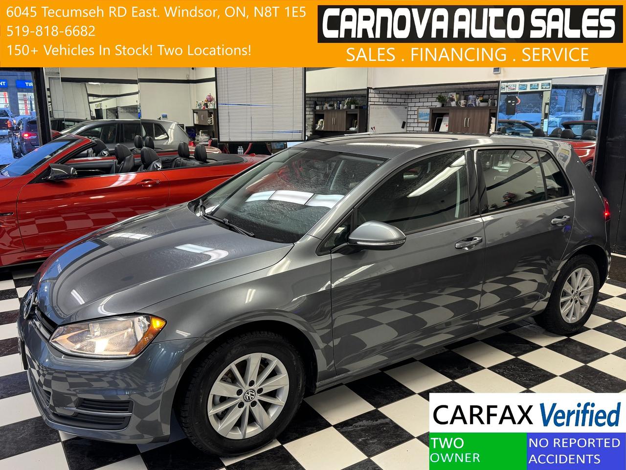 2017 Volkswagen Golf Trendline+Camera+Heated Seats+A/C+CLEAN CARFAX Photo
