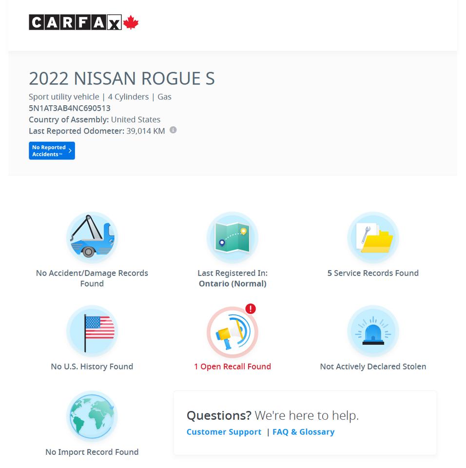 2022 Nissan Rogue S AWD+Blind Spot+LaneAssist+ApplePlay+CLEAN CARFAX Photo3