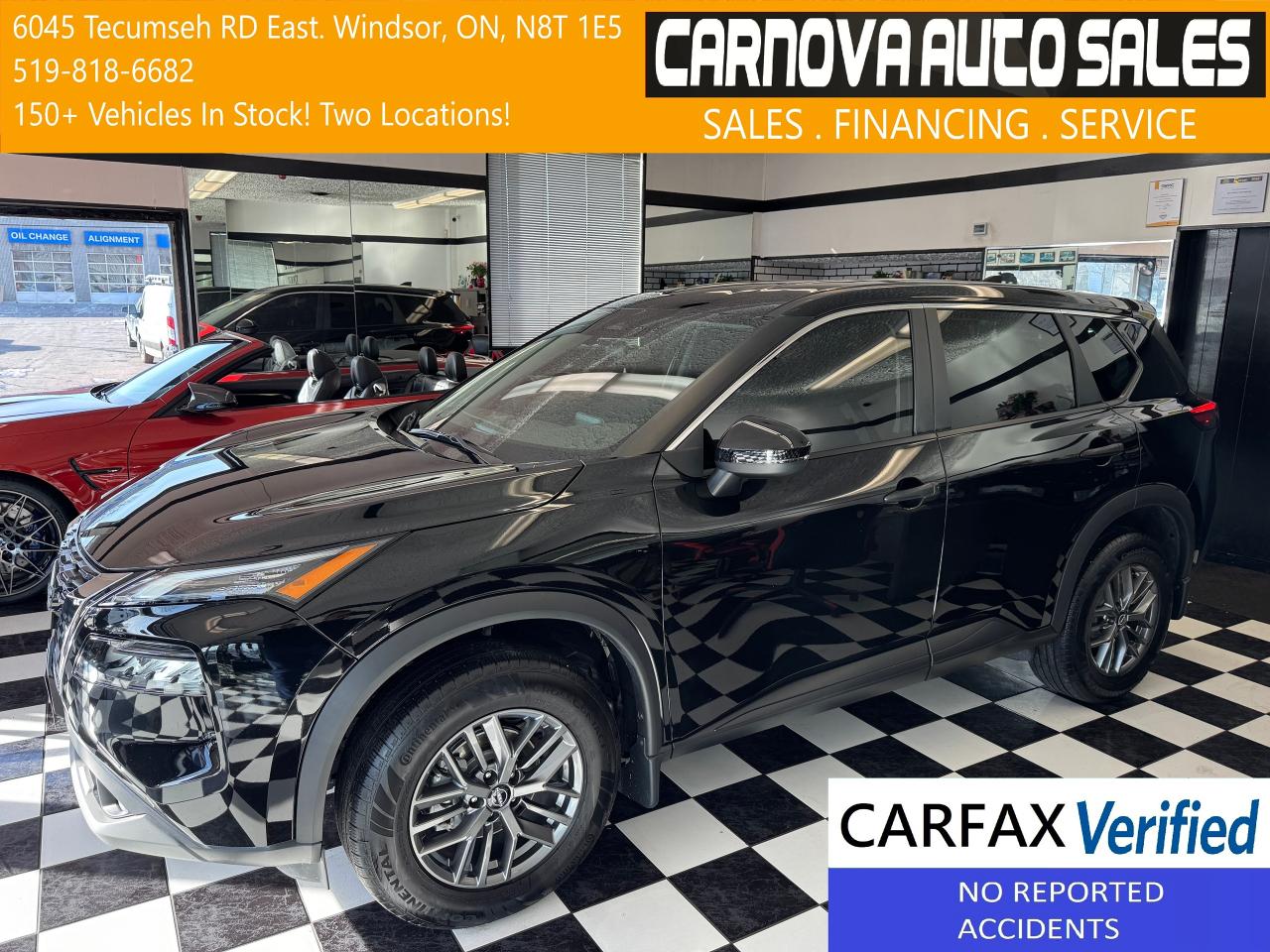 Used 2022 Nissan Rogue S AWD+Blind Spot+LaneAssist+ApplePlay+CLEAN CARFAX for sale in Windsor, ON