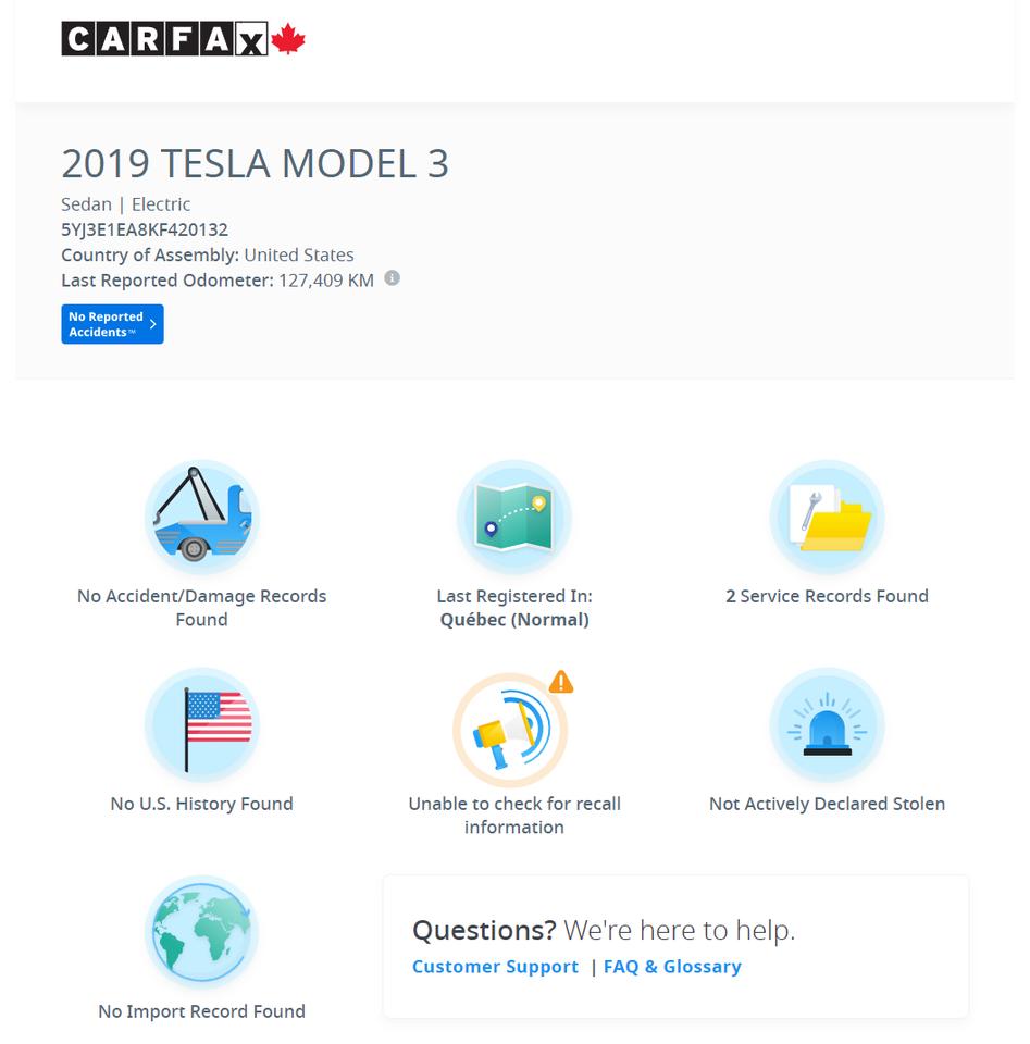 2019 Tesla Model 3 Standrad Range Plus+Auto Pilot+CLEAN CARFAX Photo3