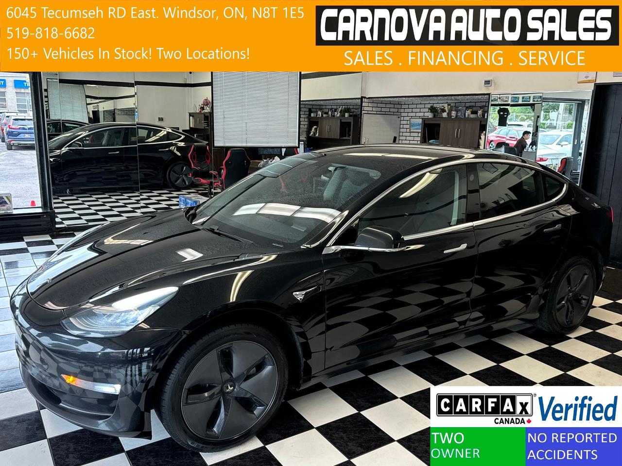 2019 Tesla Model 3 Standrad Range Plus+Auto Pilot+CLEAN CARFAX Photo0