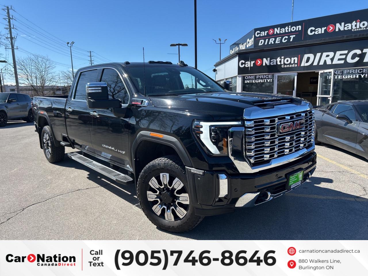 Used 2024 GMC Sierra 3500 HD DENALI RESERVE |4X4 | DIESEL | CREW CAB | ROOF|NAV for sale in Burlington, ON