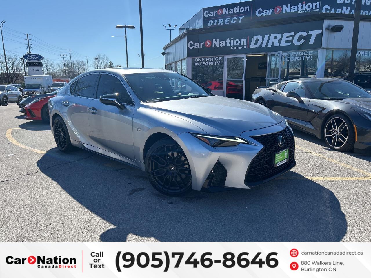 Used 2021 Lexus IS IS350 | F SPORT |AWD | V6 | RED LEATHER | ROOF|NAV for sale in Burlington, ON