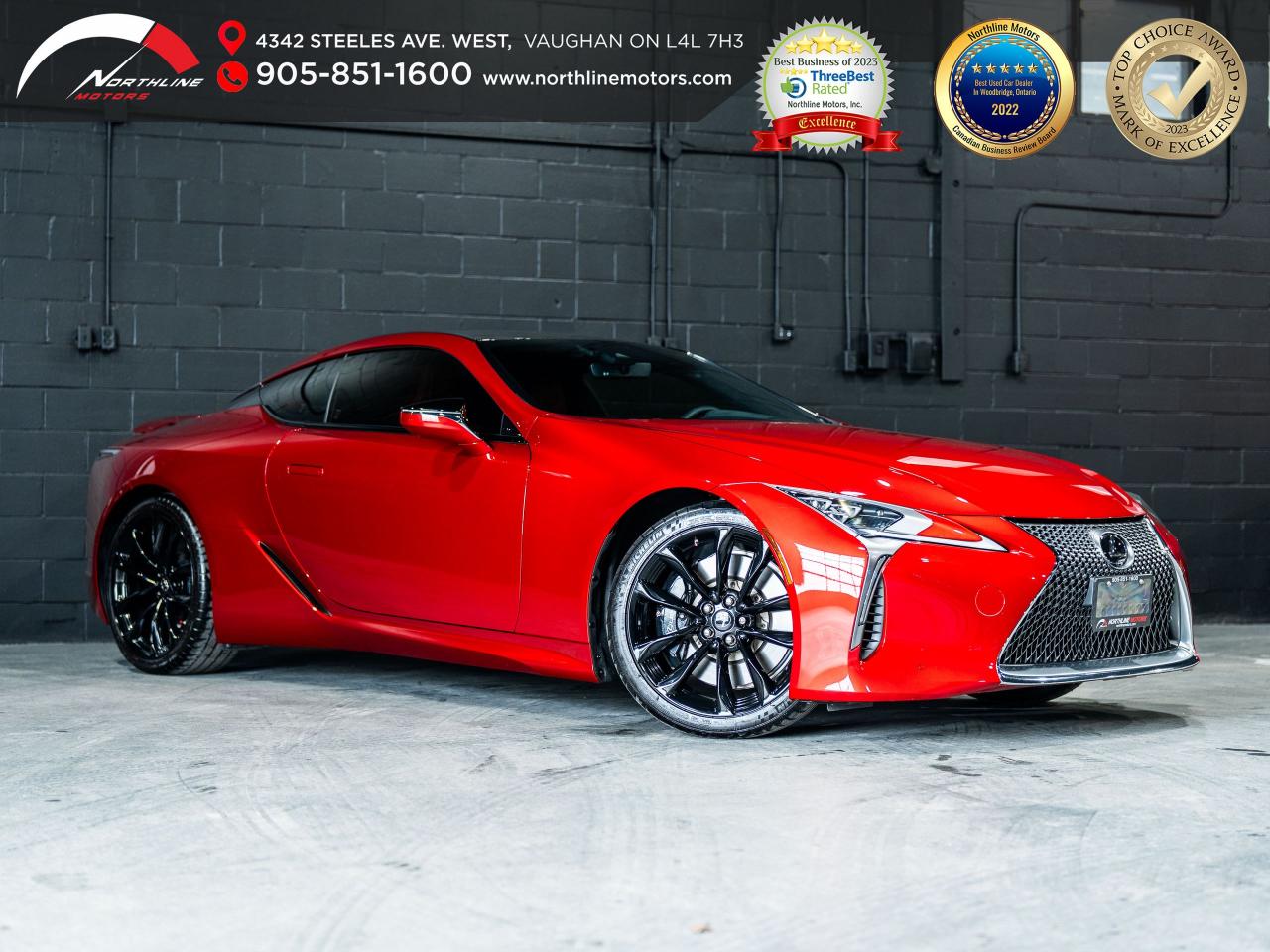 Used 2021 Lexus LC LC 500/Carbon Fibre Roof/HUD/ADAPTIVE/CLEAN CARFAX for sale in Vaughan, ON