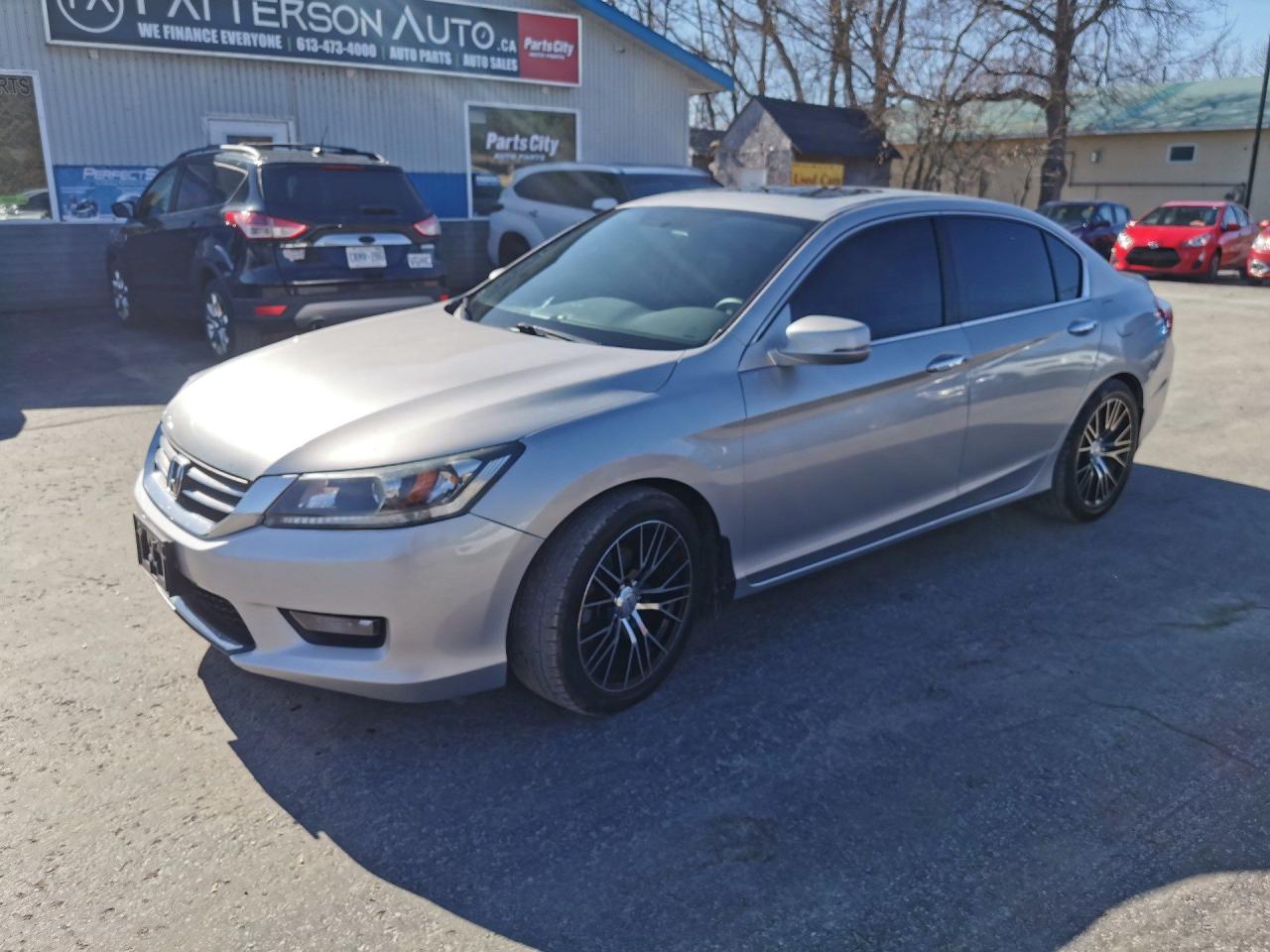 <p>CLEAN CARFAX-CLEAN BODY-SUNROOF-WELL KEPT Discover the perfect blend of performance and sophistication with the 2015 Honda Accord Sport, now available at Patterson Auto Sales. This pre-owned gem boasts a powerful 2.4L L4 DOHC 16V engine, delivering a thrilling drive every time you hit the road. With its sleek design and sporty features, the Accord Sport is engineered for those who crave excitement without compromising on style. Enjoy spacious comfort and advanced technology, ensuring every journey is as enjoyable as the destination. Elevate your driving experience today with a vehicle that's built to impress and priced to move. Visit us now and take the 2015 Honda Accord Sport for a test driveyou won't be disappointed!</p>